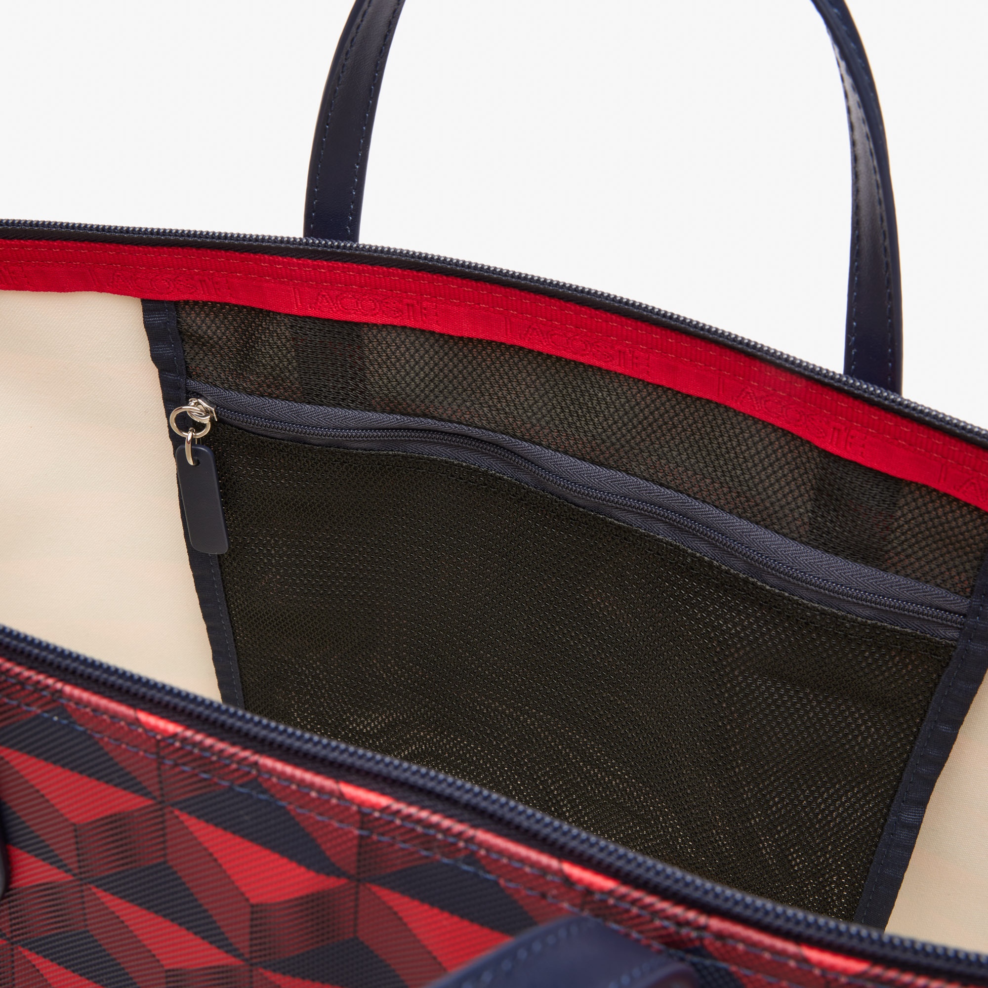 Lacoste Unisex Monogram Kırmızı Omuz Çantası