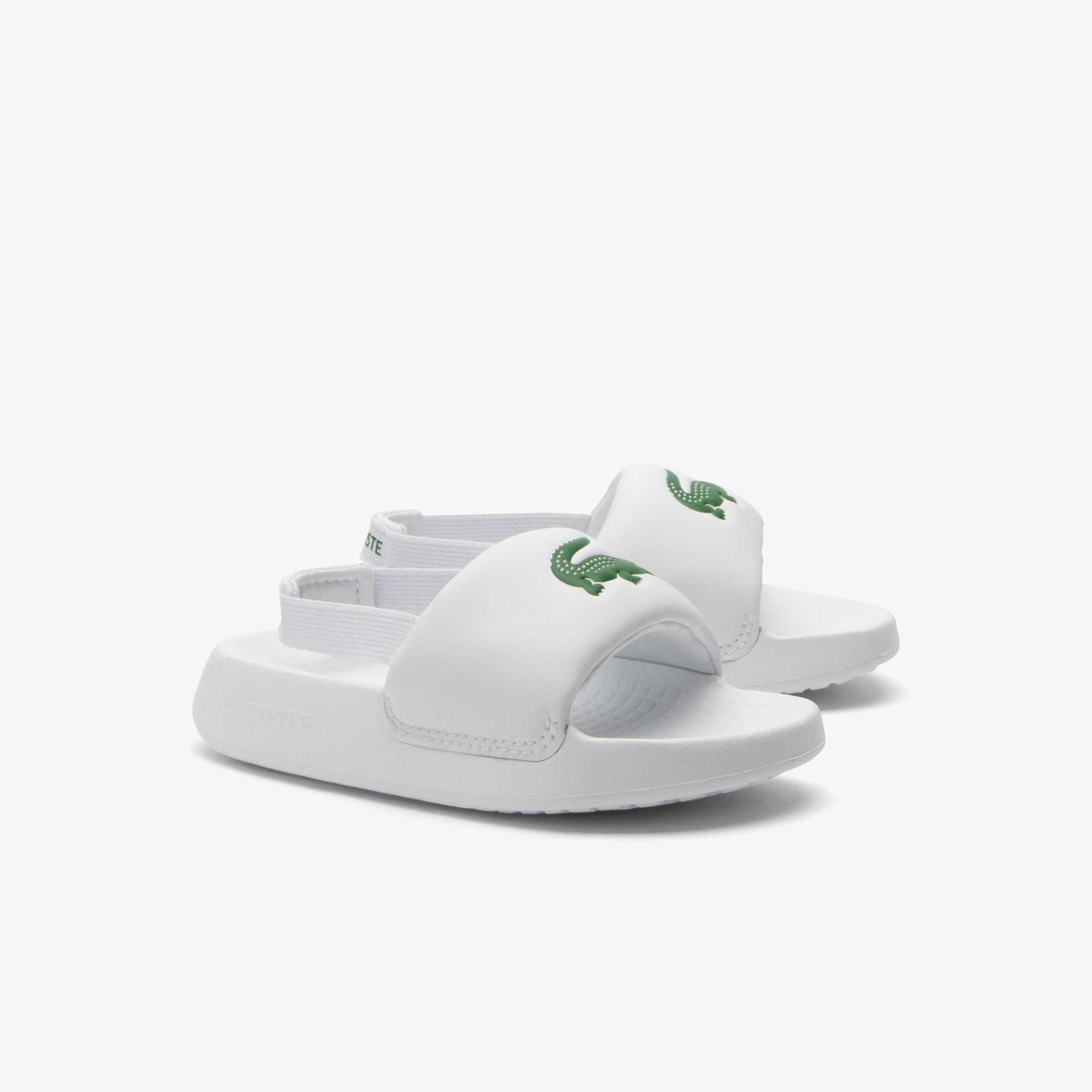 Lacoste Croco 1.0 Çocuk Beyaz Terlik