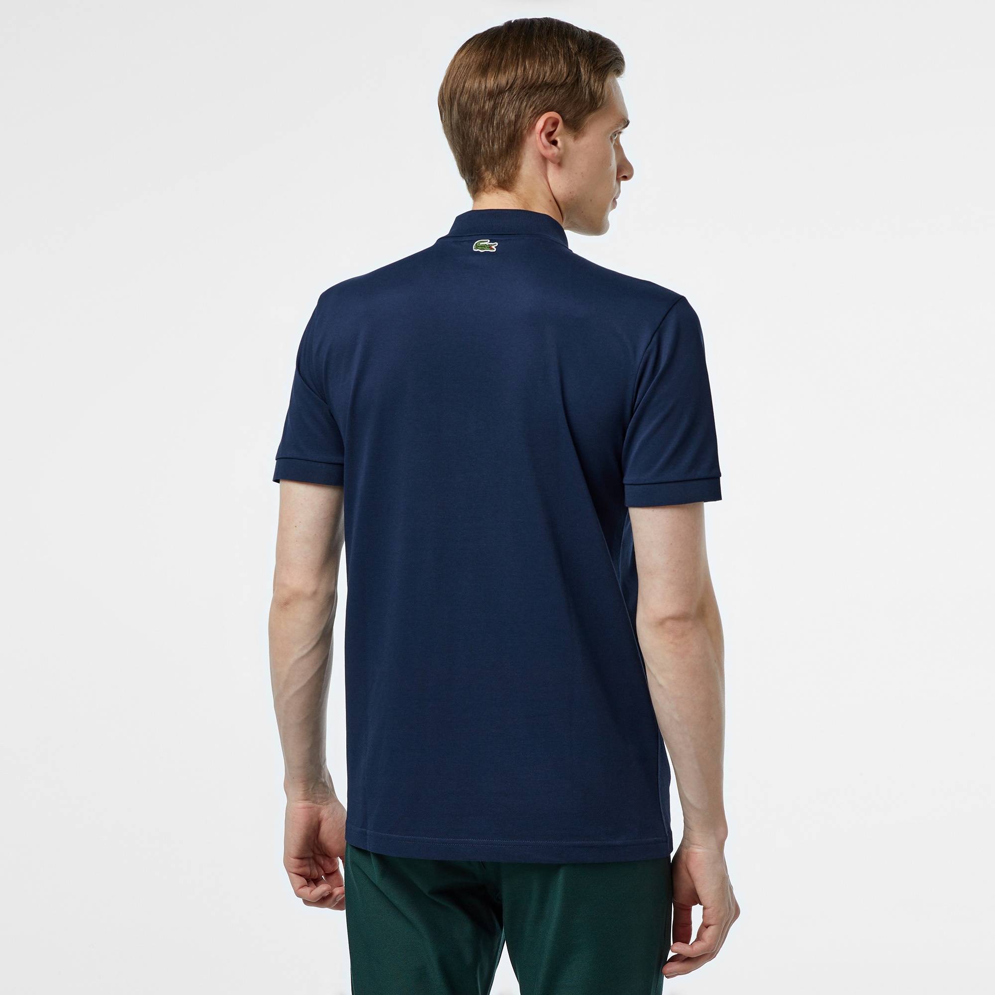 Lacoste Erkek Regular Fit Baskılı Lacivert Polo