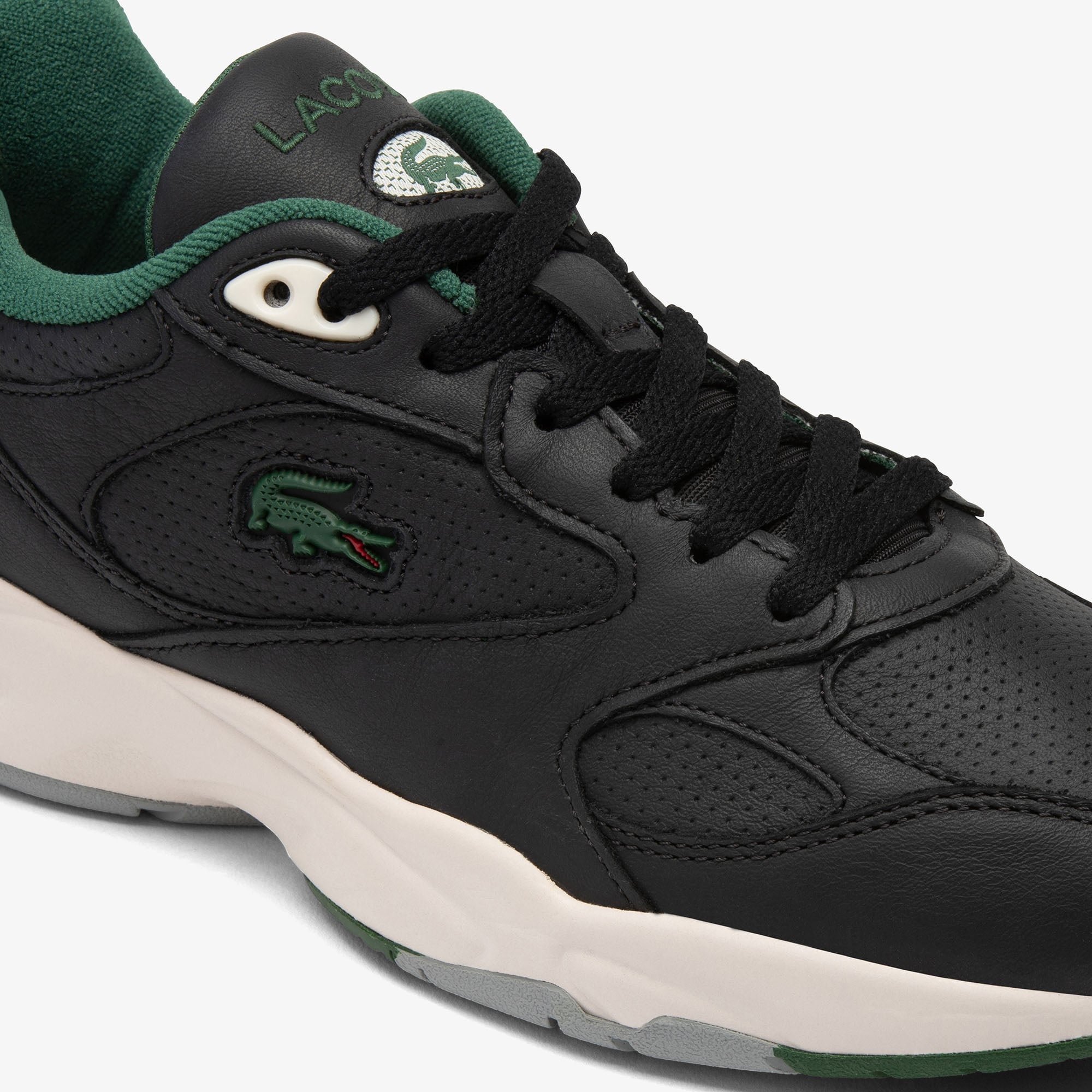 Lacoste SPORT Storm 96 Lo Vintage Erkek Siyah Sneaker