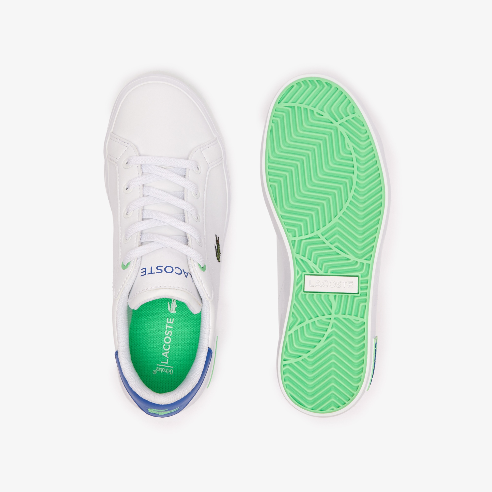 Lacoste Powercourt Çocuk Beyaz Sneaker