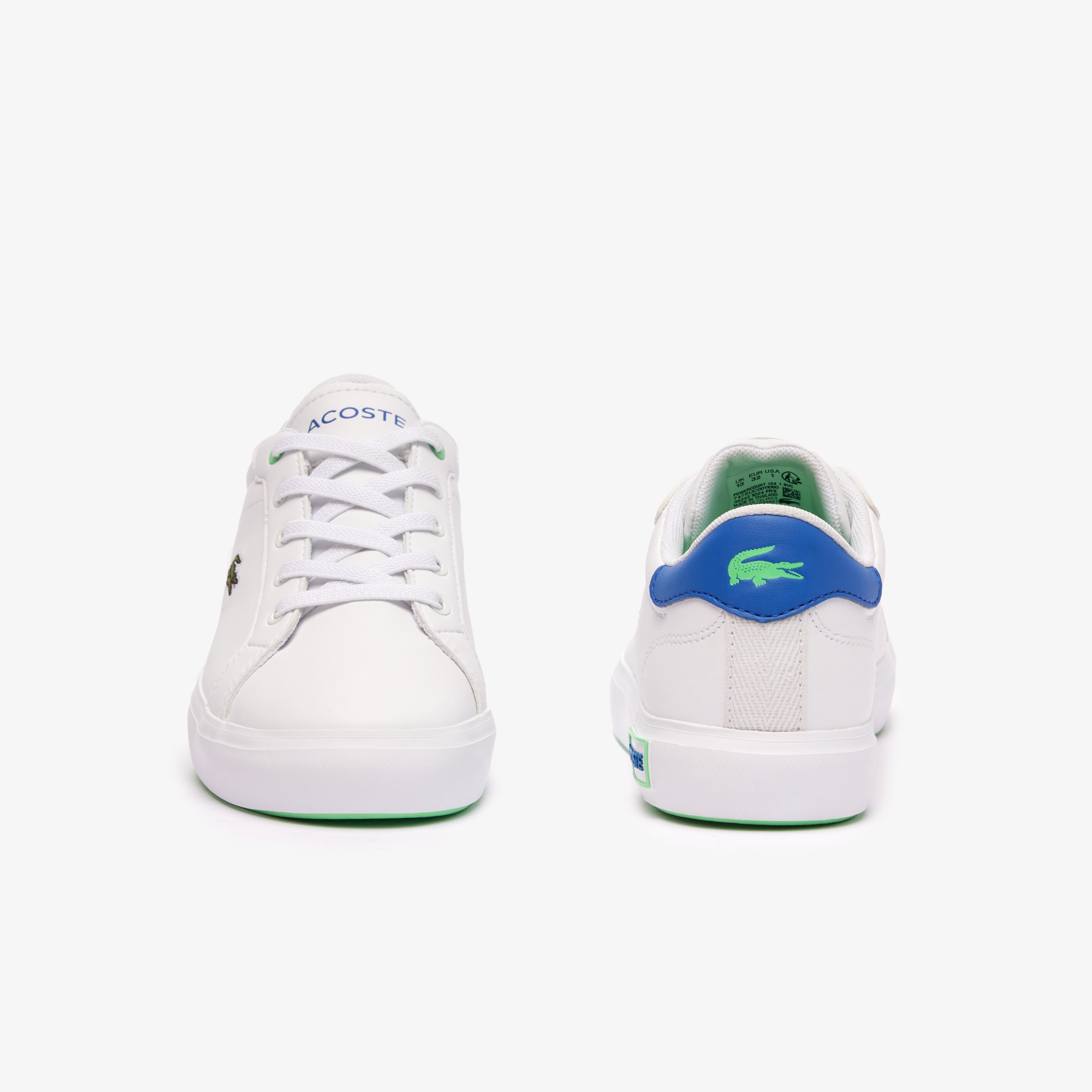 Lacoste Powercourt Çocuk Beyaz Sneaker