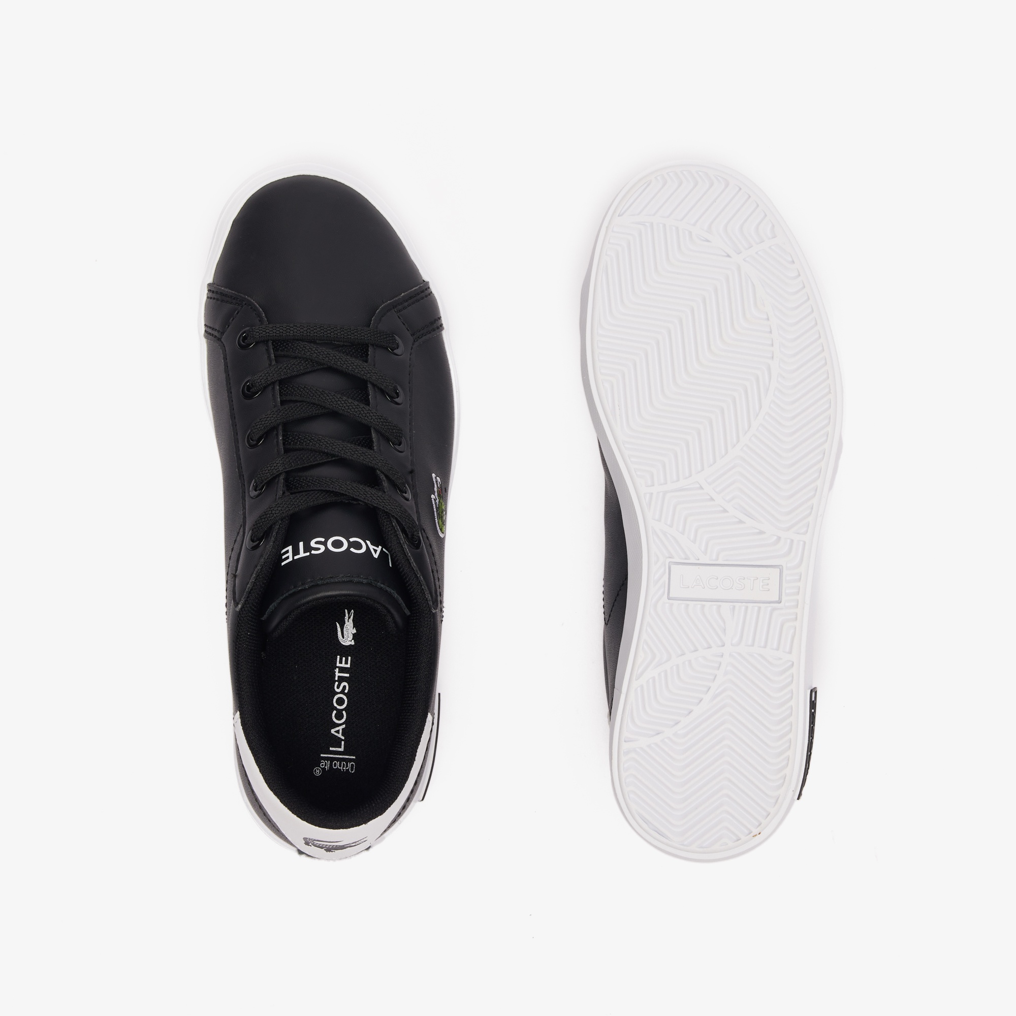 Lacoste Powercourt Çocuk Siyah Sneaker