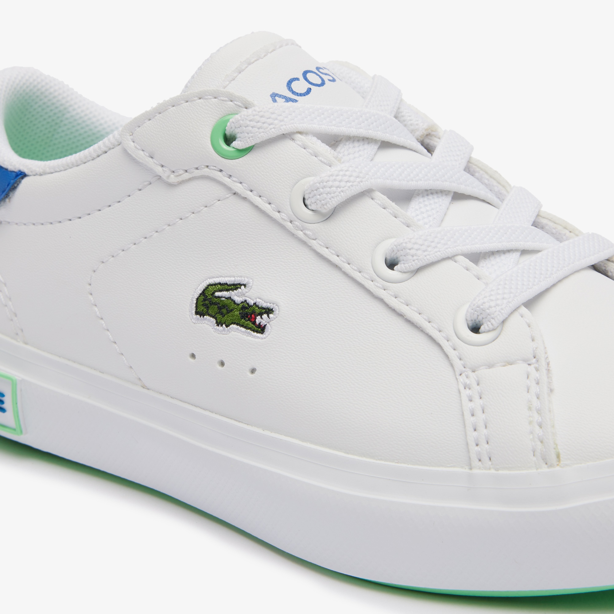 Lacoste Powercourt Çocuk Beyaz Sneaker