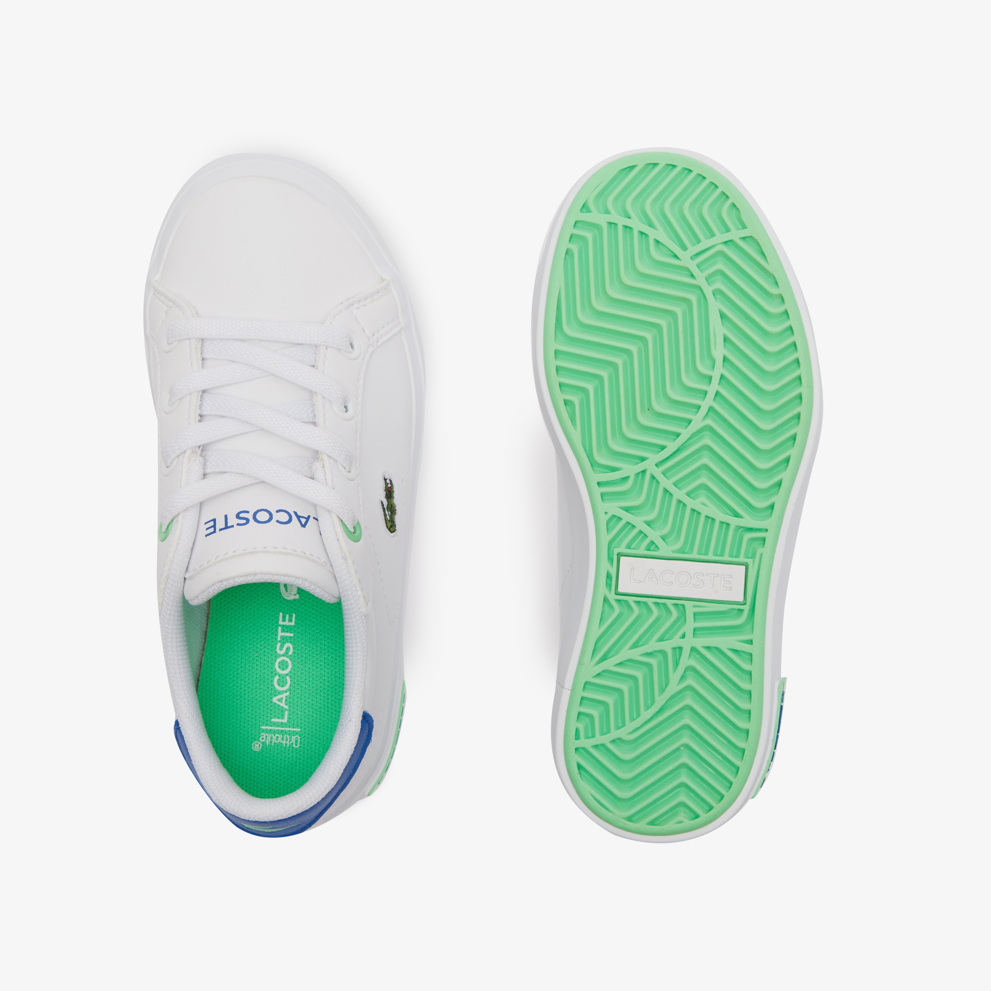 Lacoste Powercourt Çocuk Beyaz Sneaker