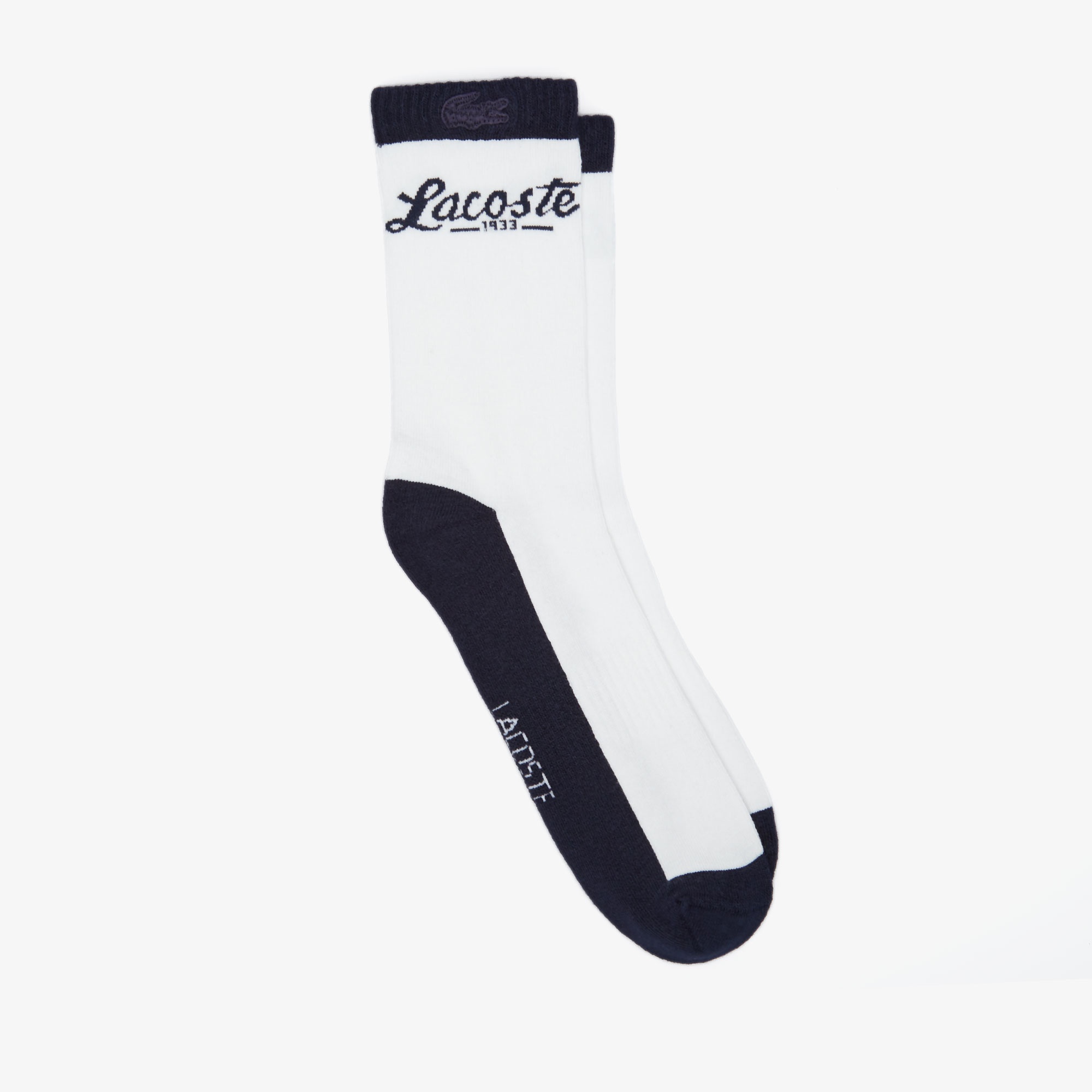 Lacoste Unisex Baskılı Lacivert Çorap