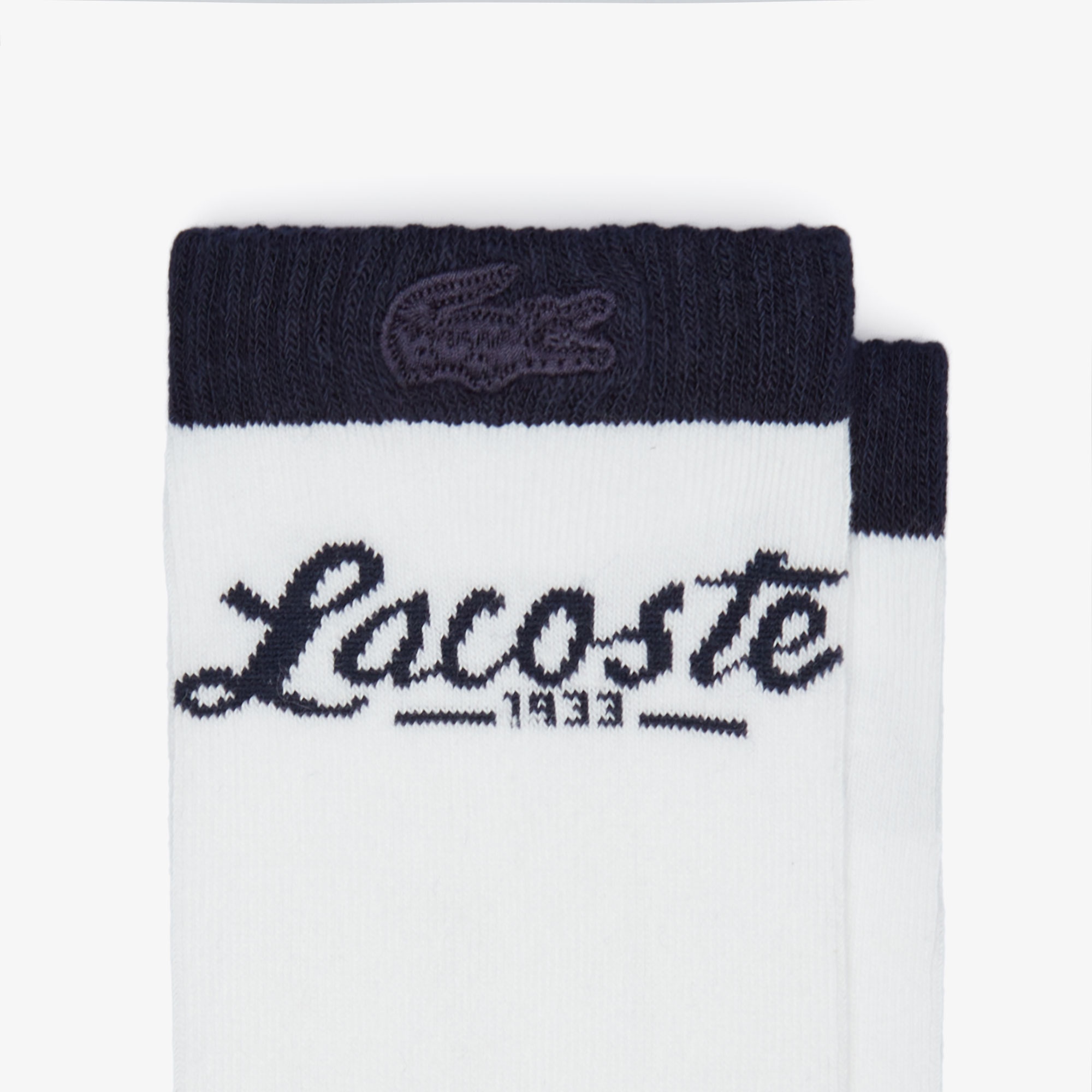 Lacoste Unisex Baskılı Lacivert Çorap