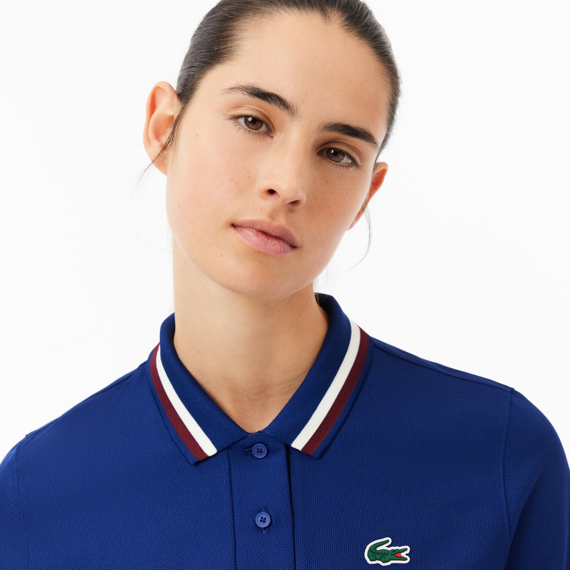 Lacoste Kadın Regular Fit Lacivert Polo