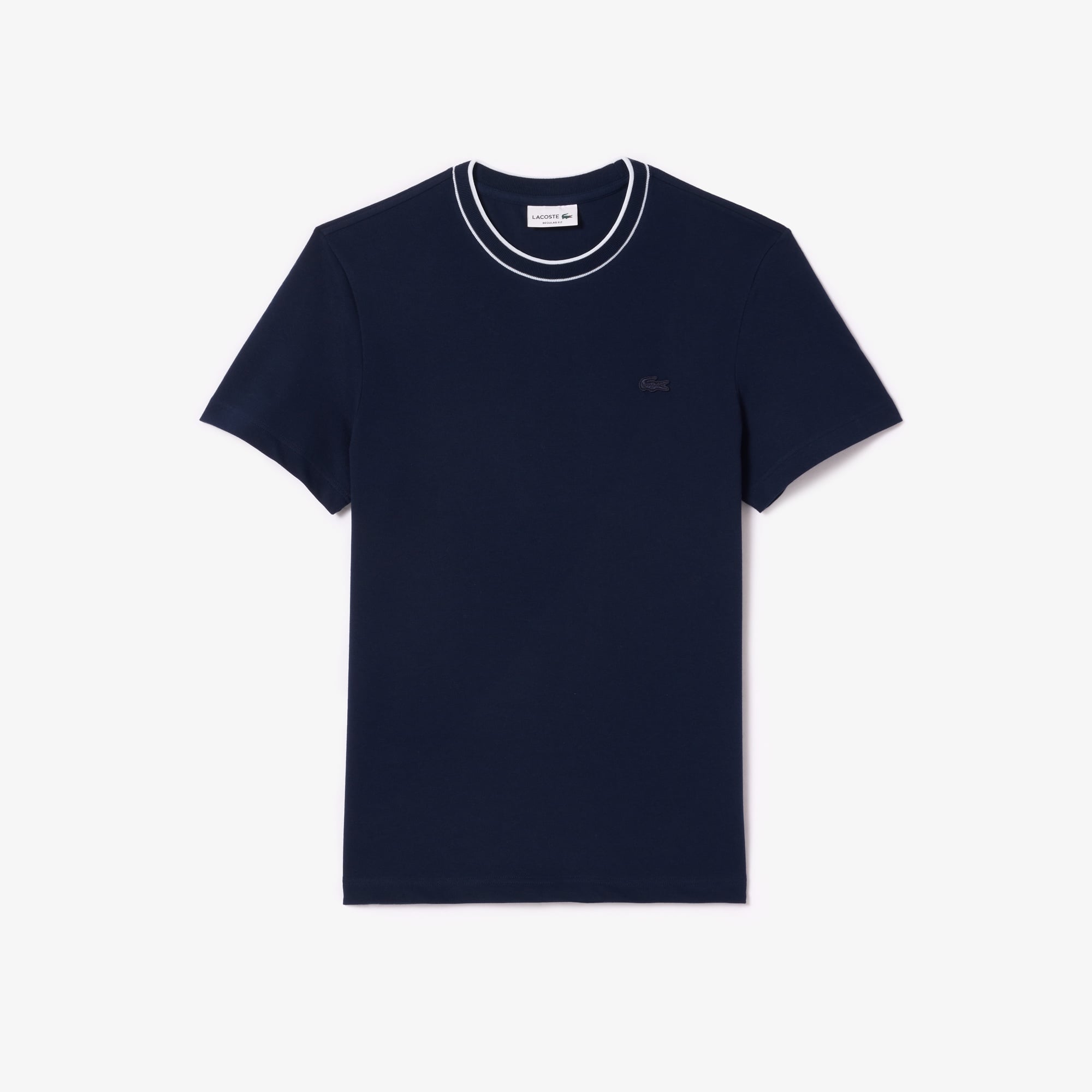 Erkek Regular Fit Bisiklet Yaka Lacivert T-Shirt