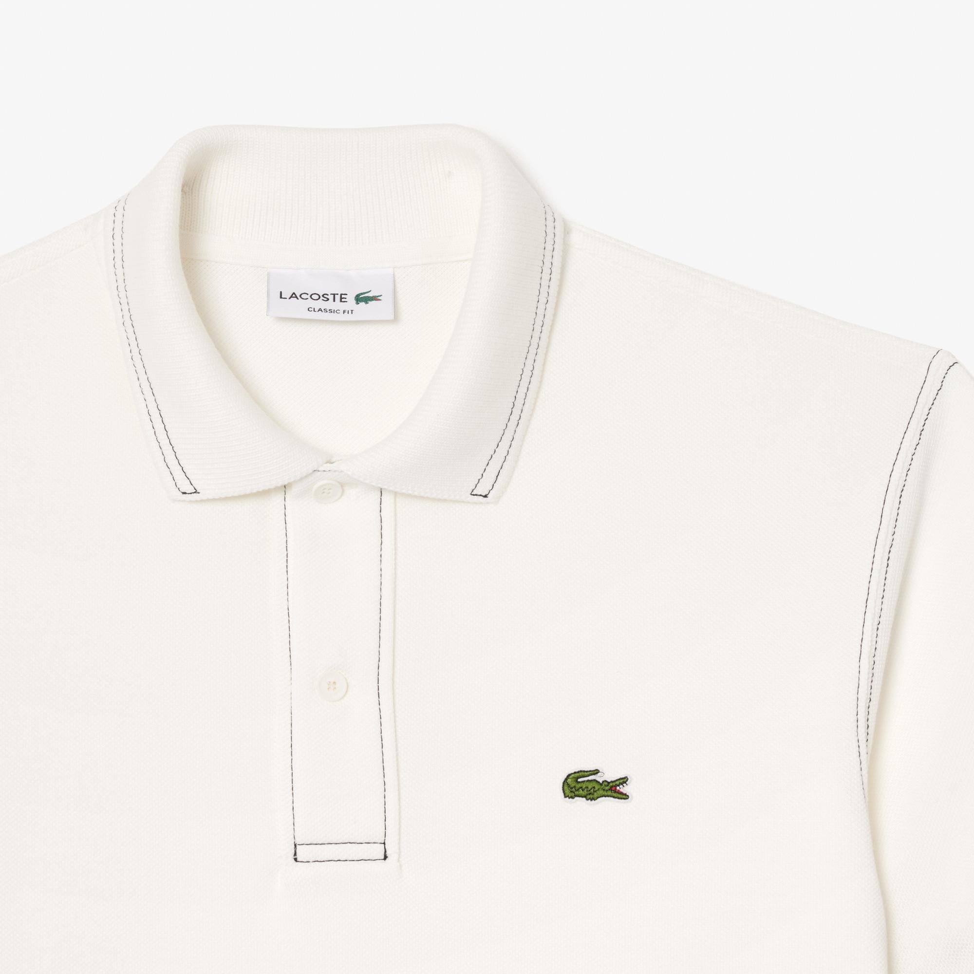 Lacoste Erkek Classic Fit Organik Pamuk Beyaz Polo
