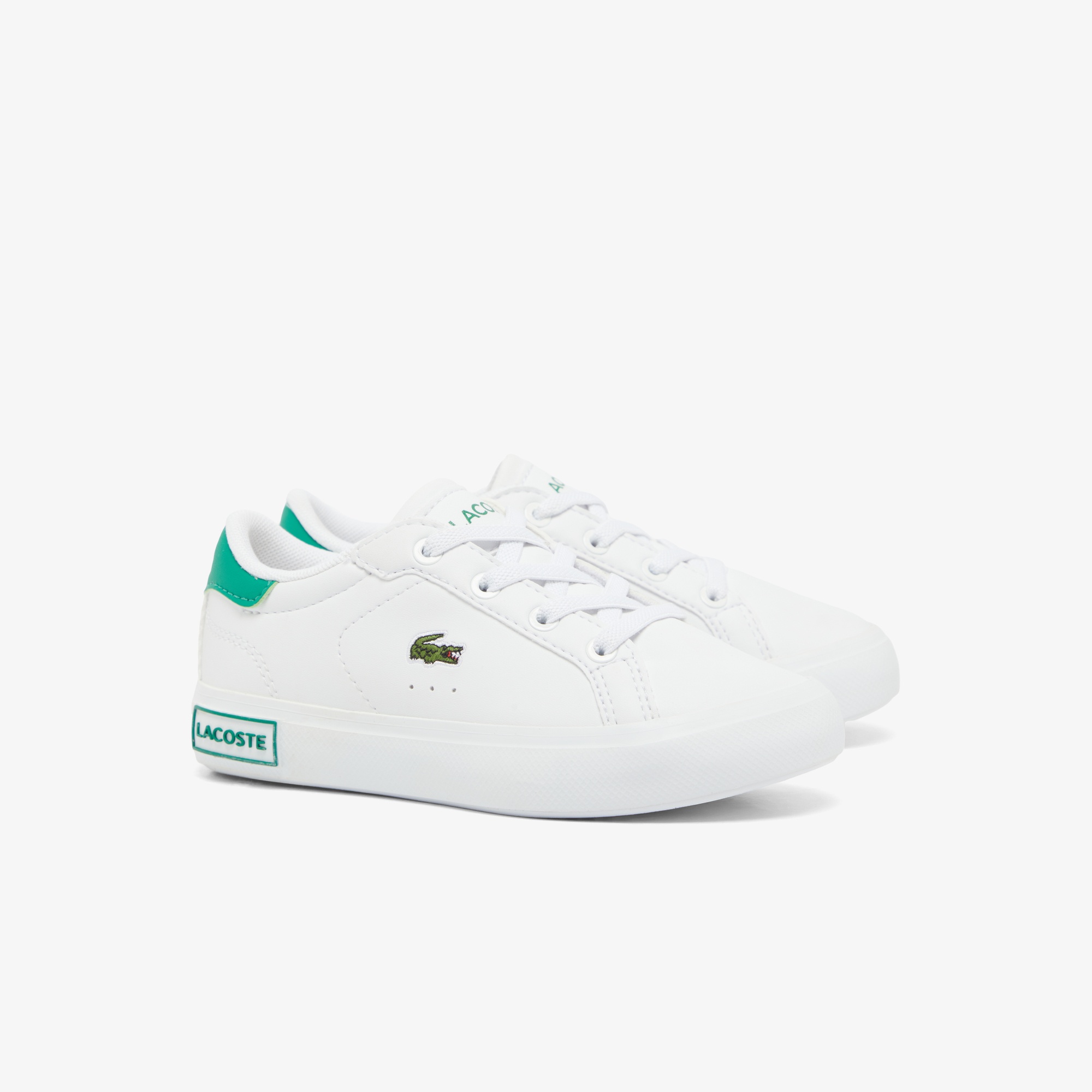 Lacoste Powercourt Çocuk Beyaz Sneaker