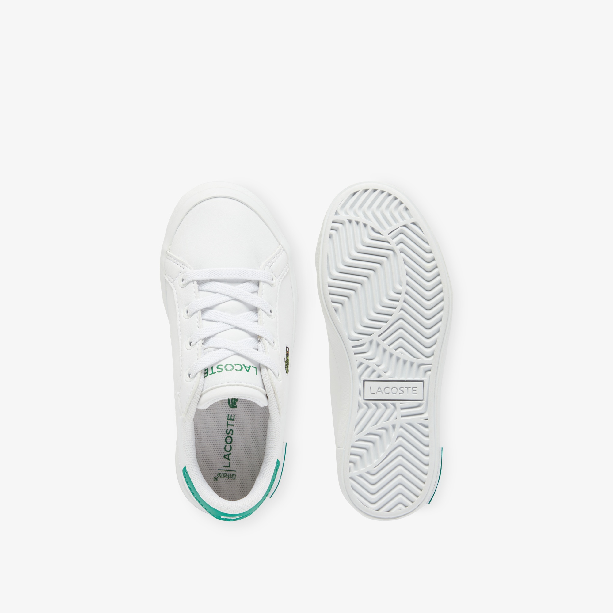 Lacoste Powercourt Çocuk Beyaz Sneaker