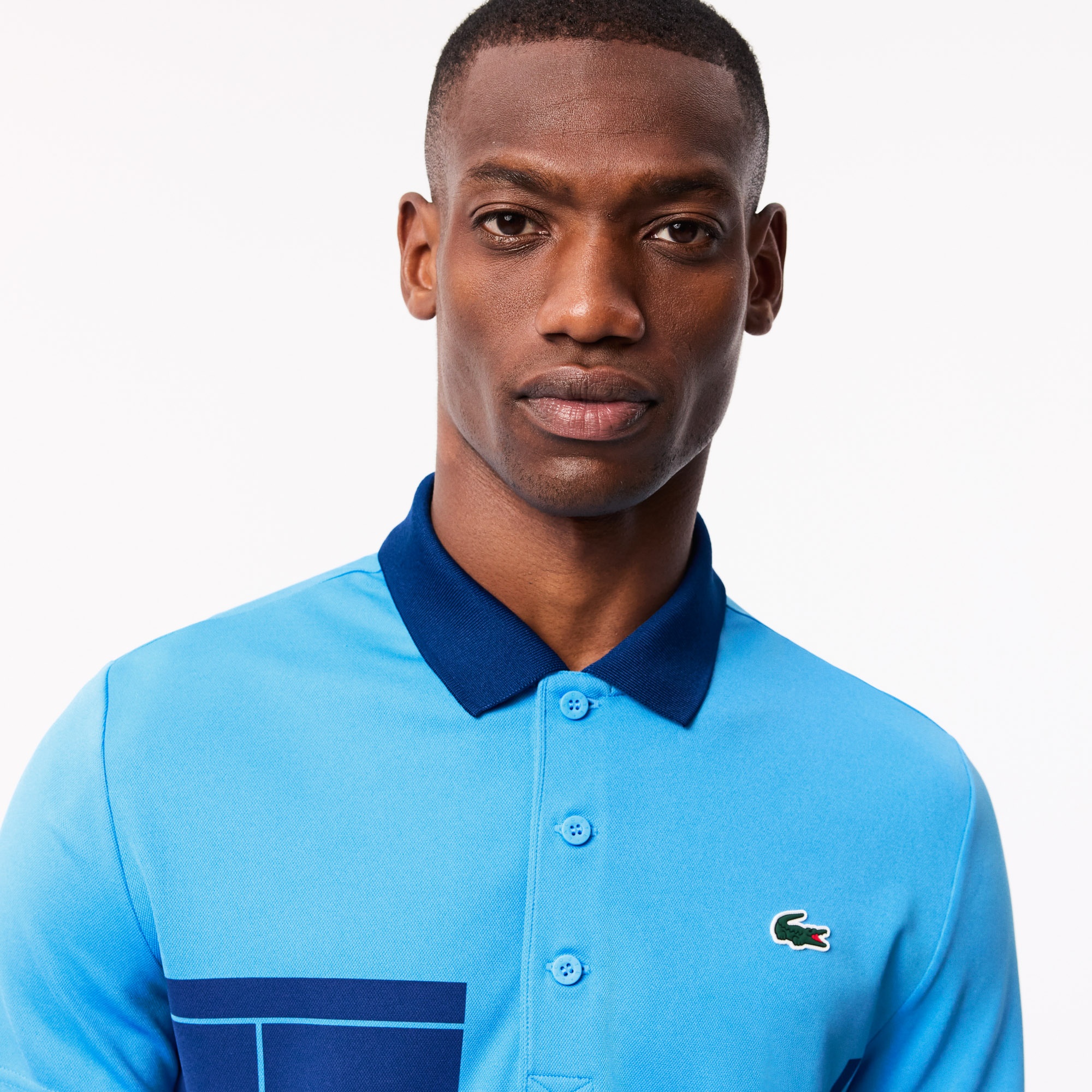 Lacoste Erkek Regular Fit Baskılı Mavi Polo