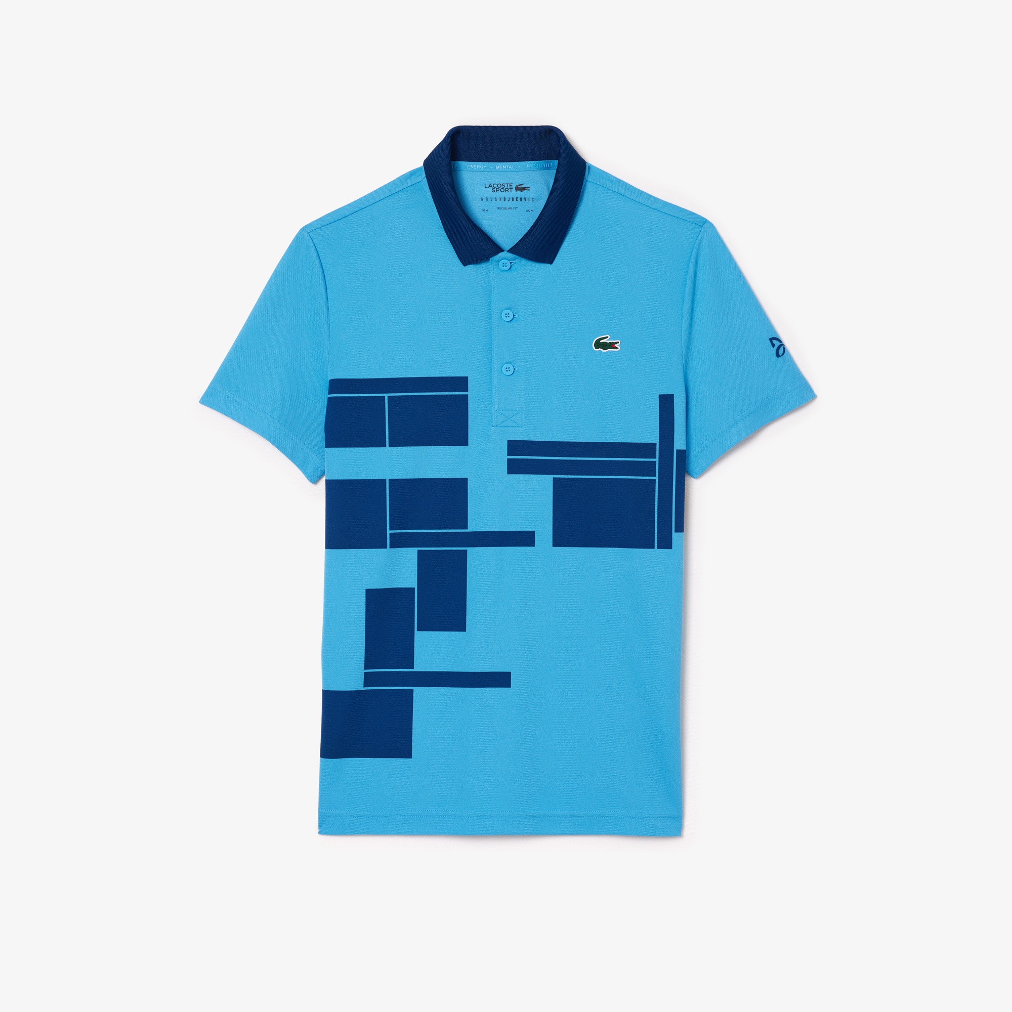 Lacoste Erkek Regular Fit Baskılı Mavi Polo