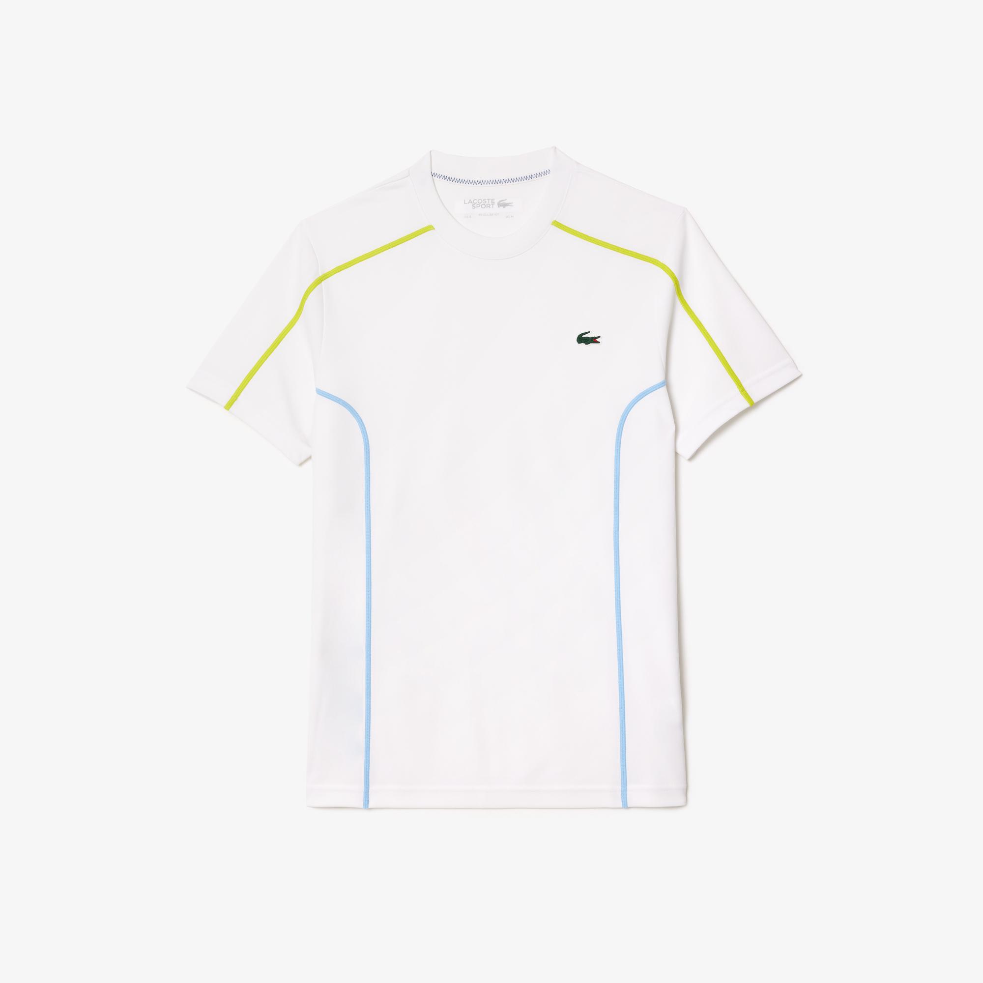 Lacoste Erkek Regular Fit Bisiklet Yaka Beyaz T-Shirt
