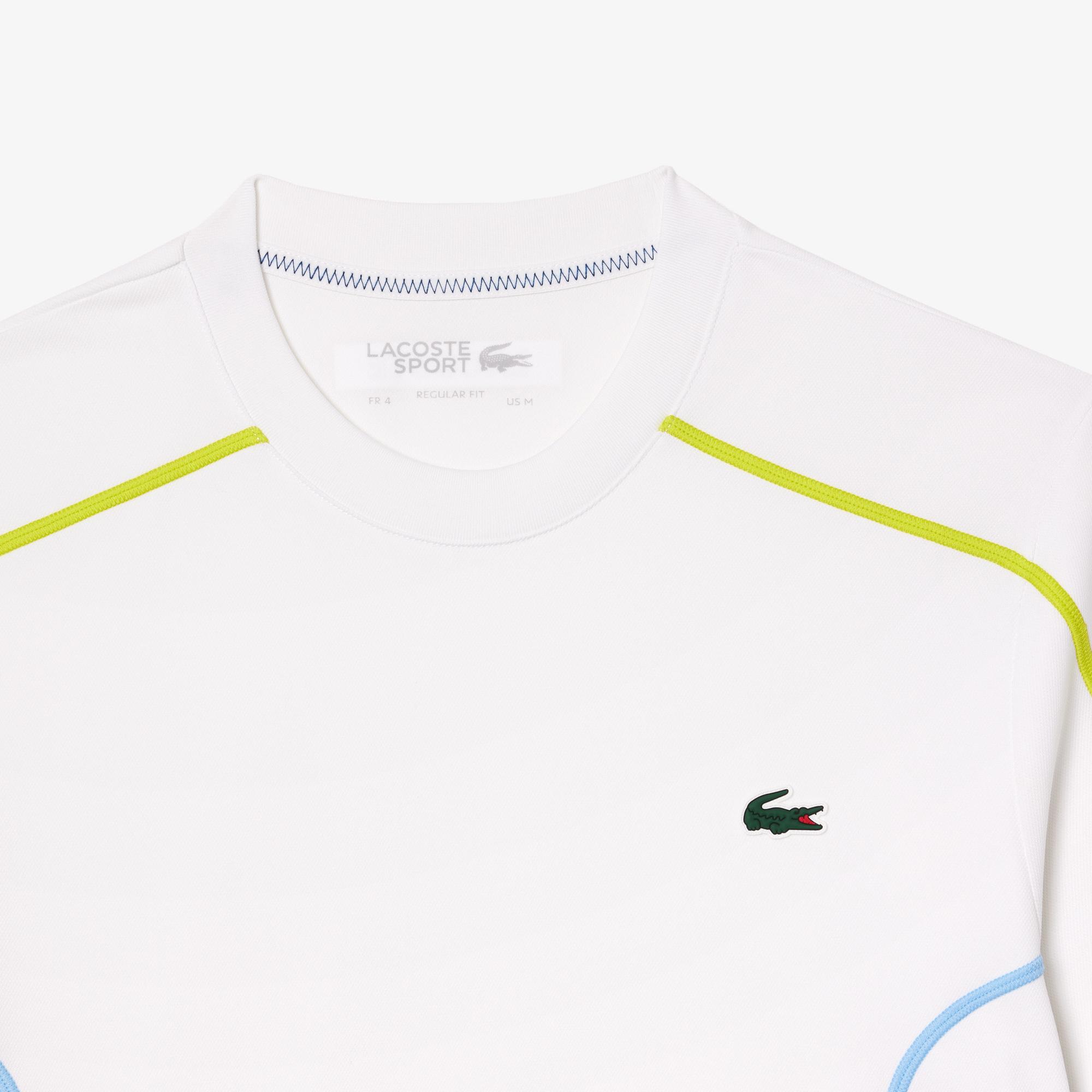 Lacoste Erkek Regular Fit Bisiklet Yaka Beyaz T-Shirt