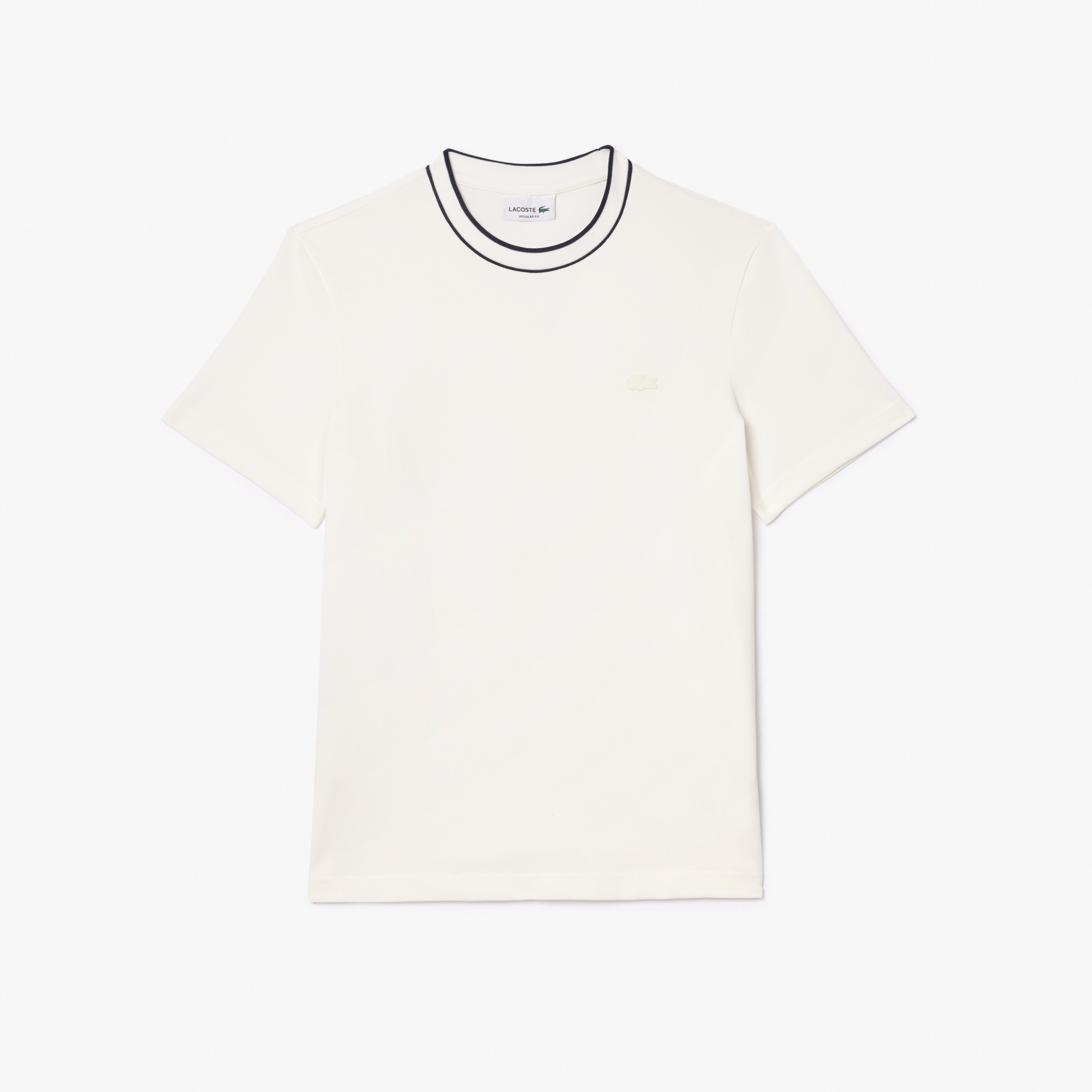 Erkek Regular Fit Bisiklet Yaka Beyaz T-Shirt Erkek Regular Fit Bisiklet Yaka Beyaz T-Shirt