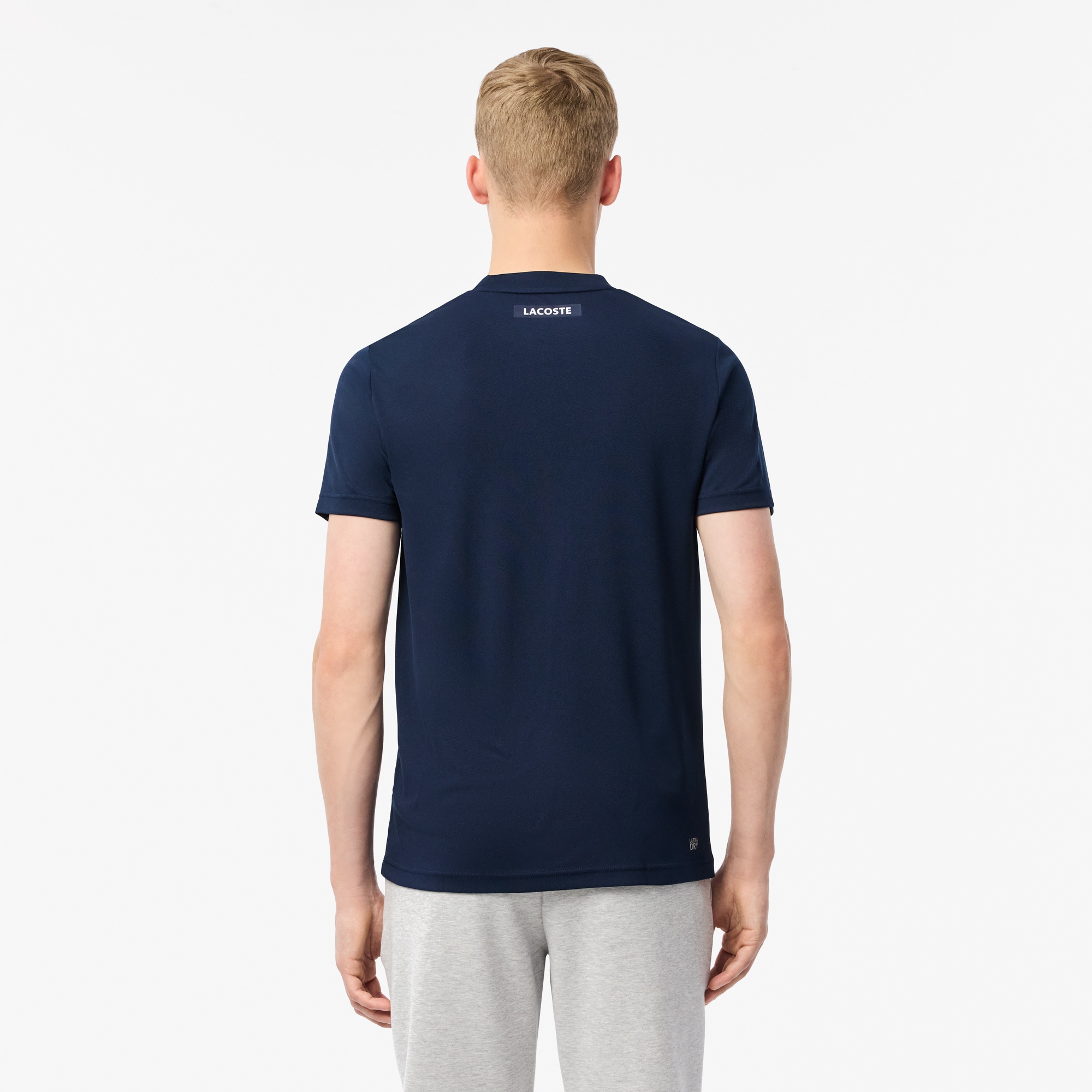 Lacoste Erkek Regular Fit Bisiklet Yaka Lacivert T-Shirt