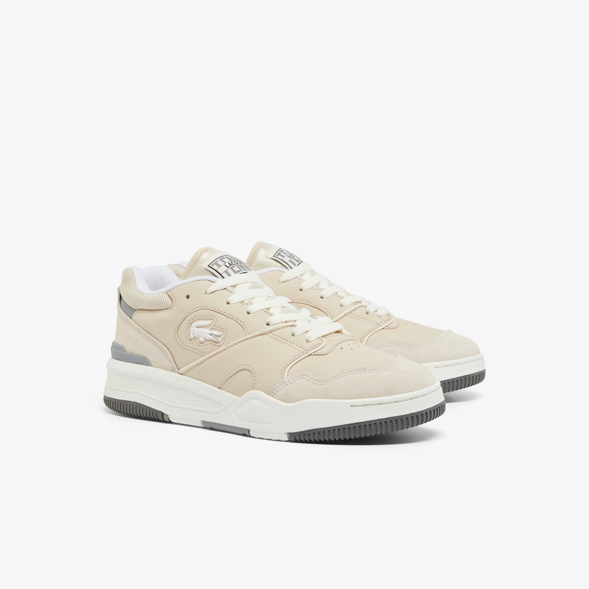 Lacoste Lineshot Erkek Krem Sneaker