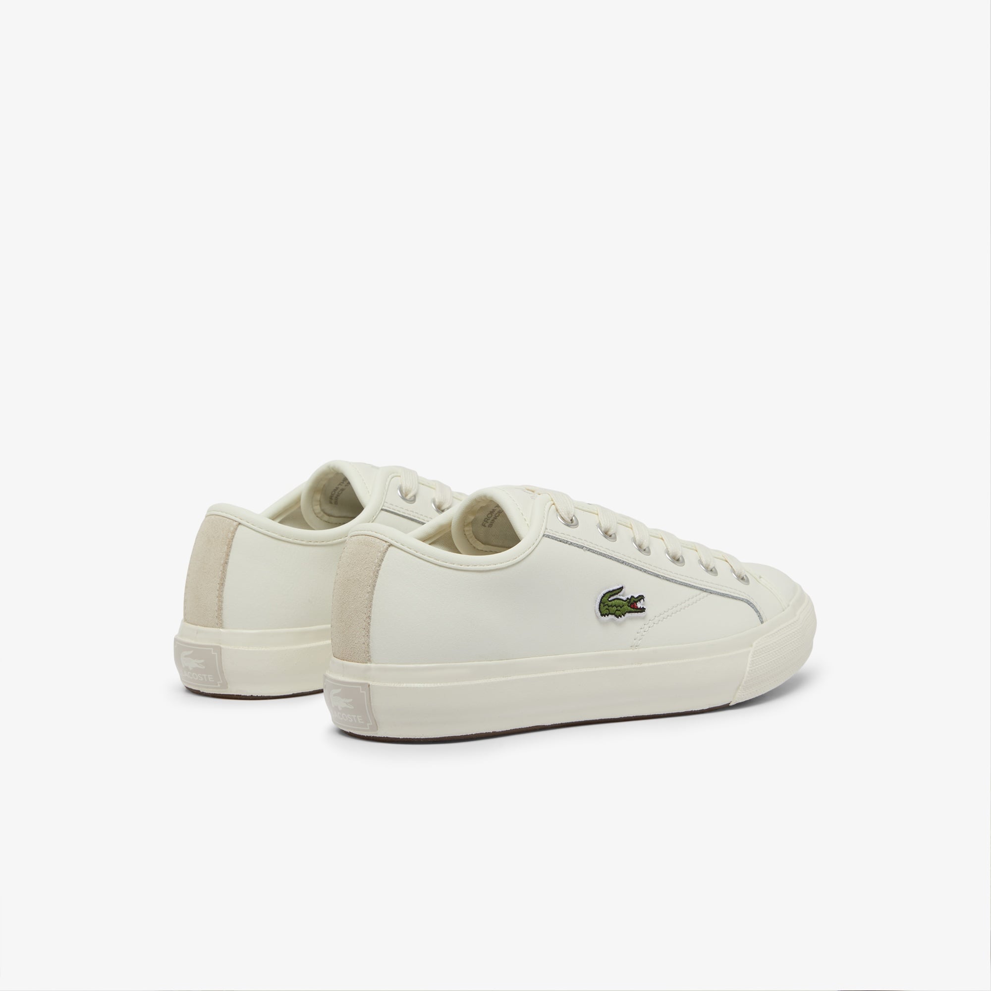 Lacoste Backcourt Kadın Krem Sneaker
