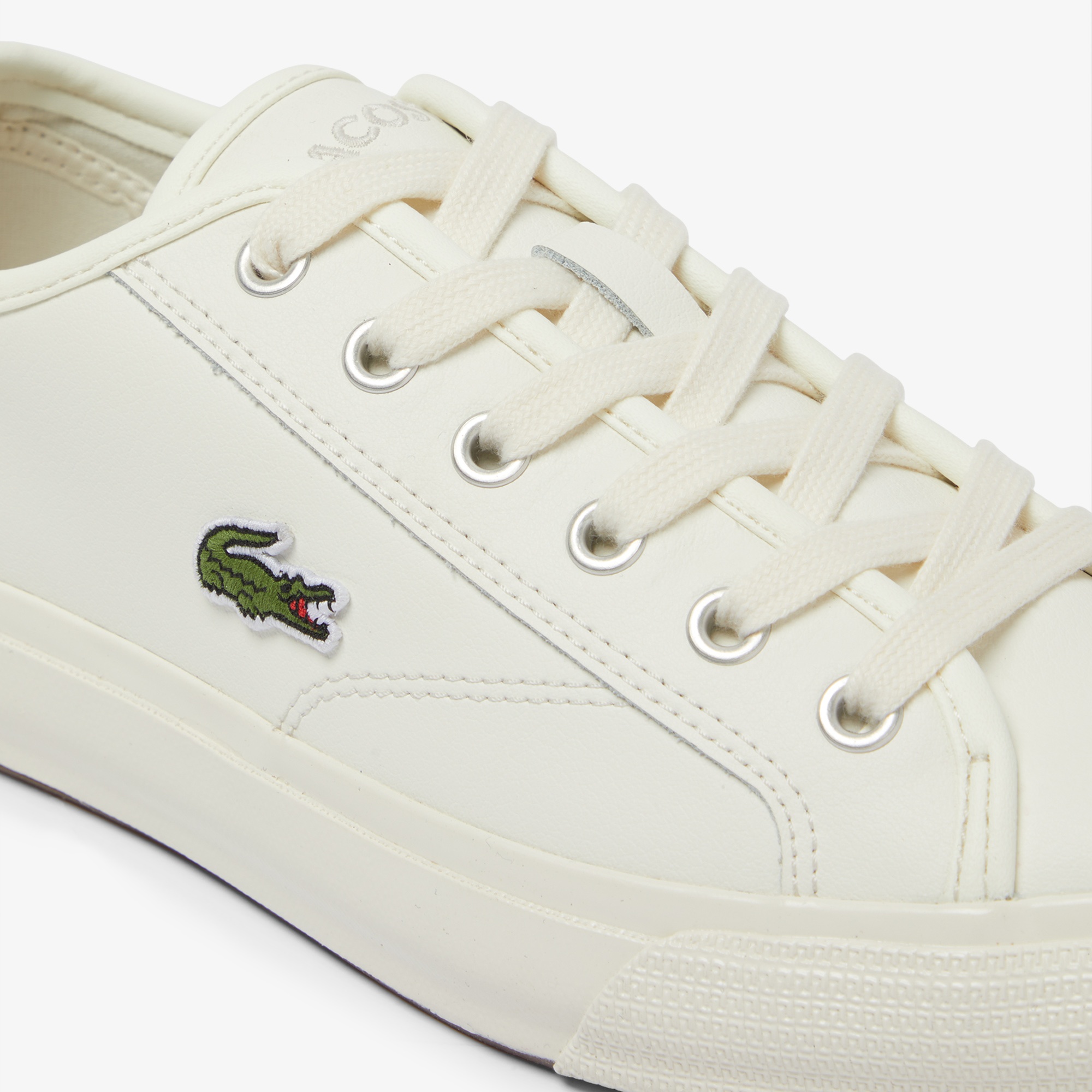 Lacoste Backcourt Kadın Krem Sneaker