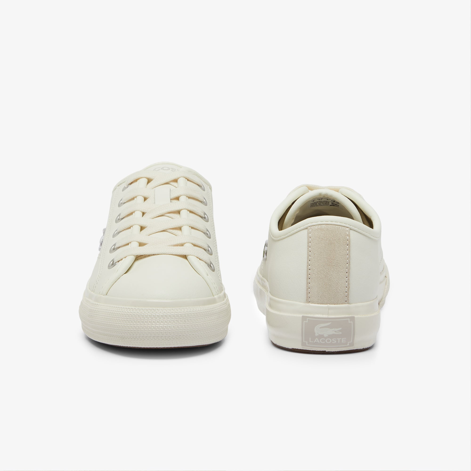 Lacoste Backcourt Kadın Krem Sneaker