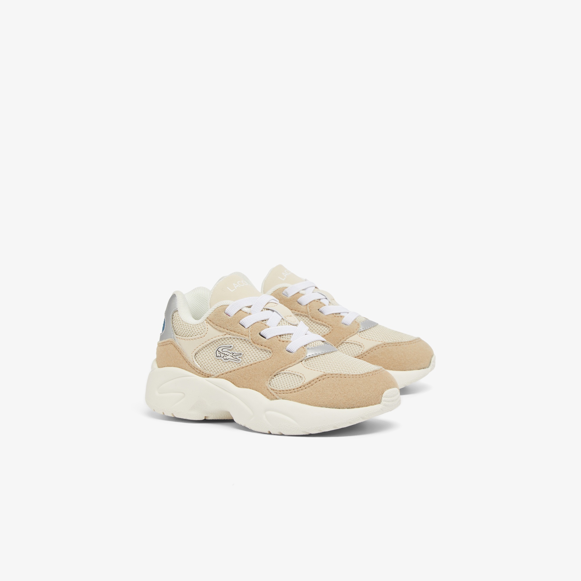 Lacoste Storm 96 Lo Vintage Çocuk Beyaz Sneaker