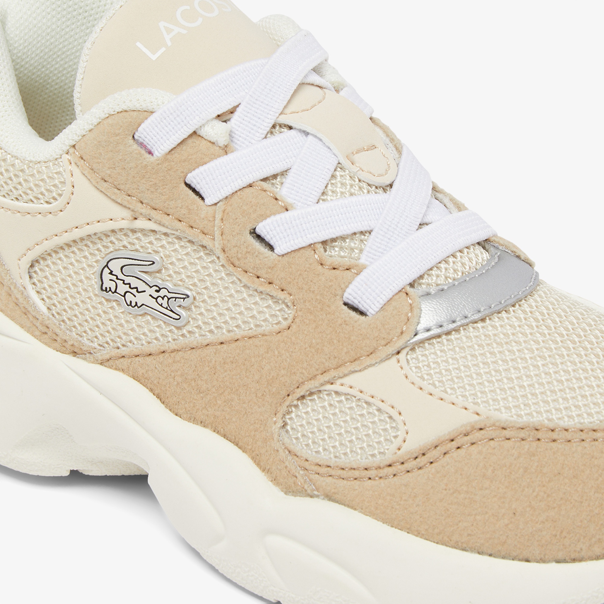 Lacoste Storm 96 Lo Vintage Çocuk Beyaz Sneaker