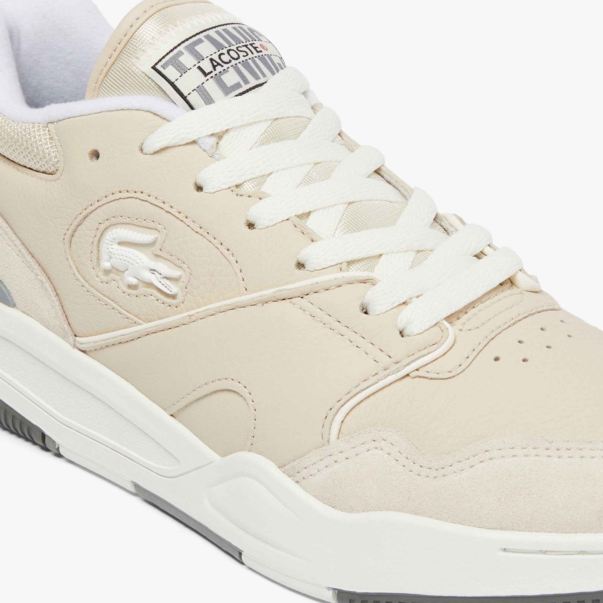 Lacoste Lineshot Erkek Krem Sneaker