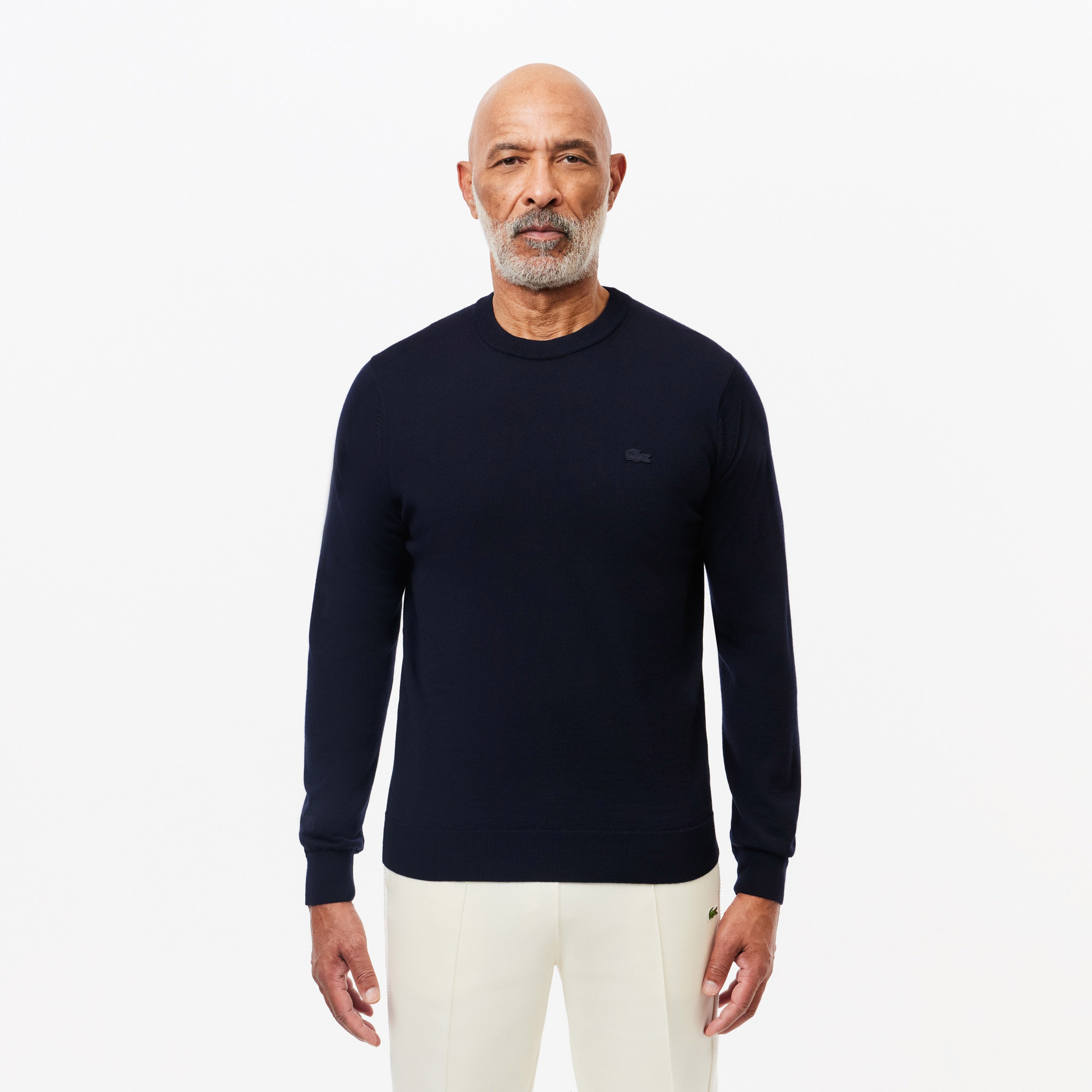 Lacoste Merino Wool Crew Neck Sweater