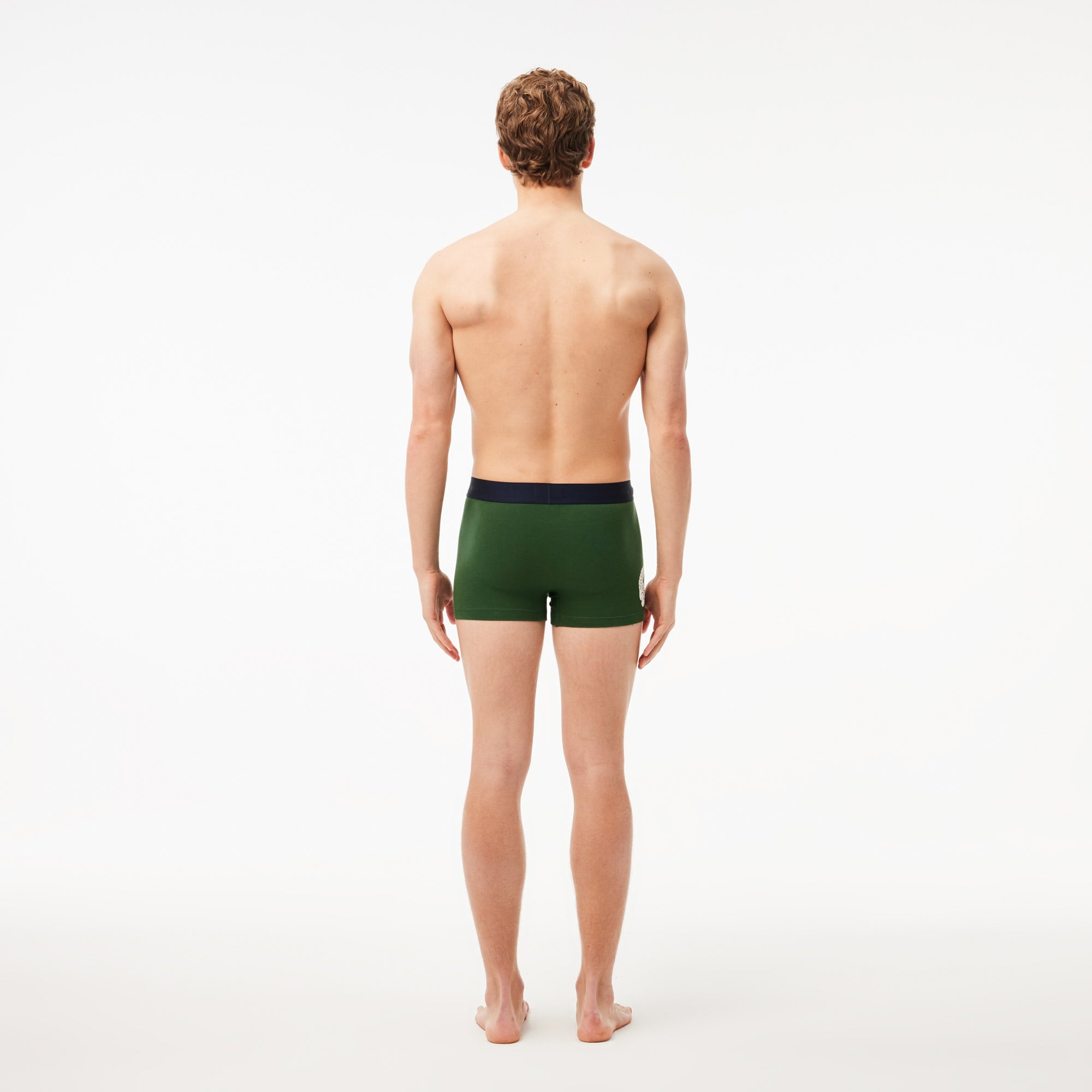 Lacoste Core Erkek 3'lü Yeşil Boxer görsel 2