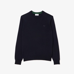 Lacoste Merino Wool Crew Neck Sweater Lacivert