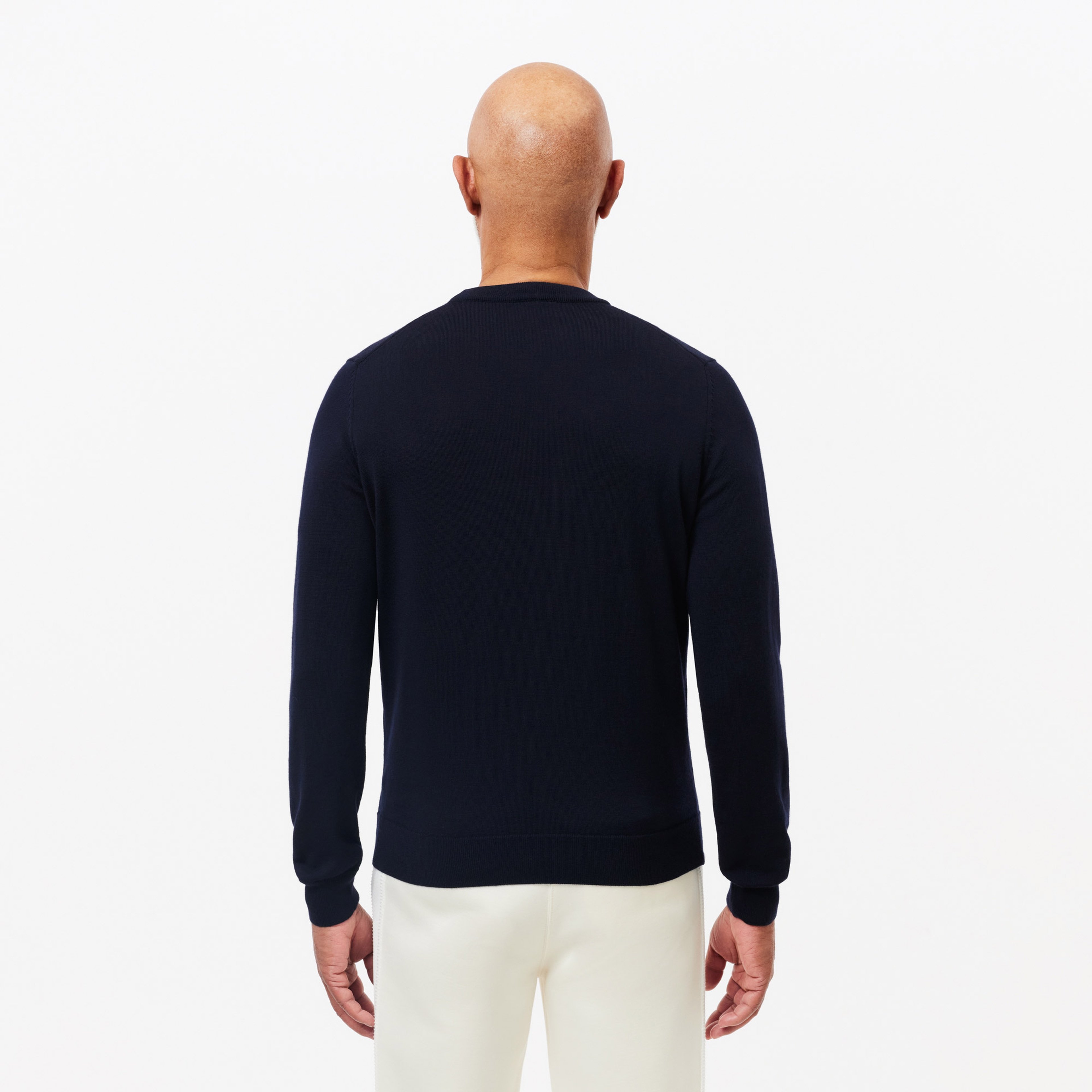 Lacoste Merino Wool Crew Neck Sweater
