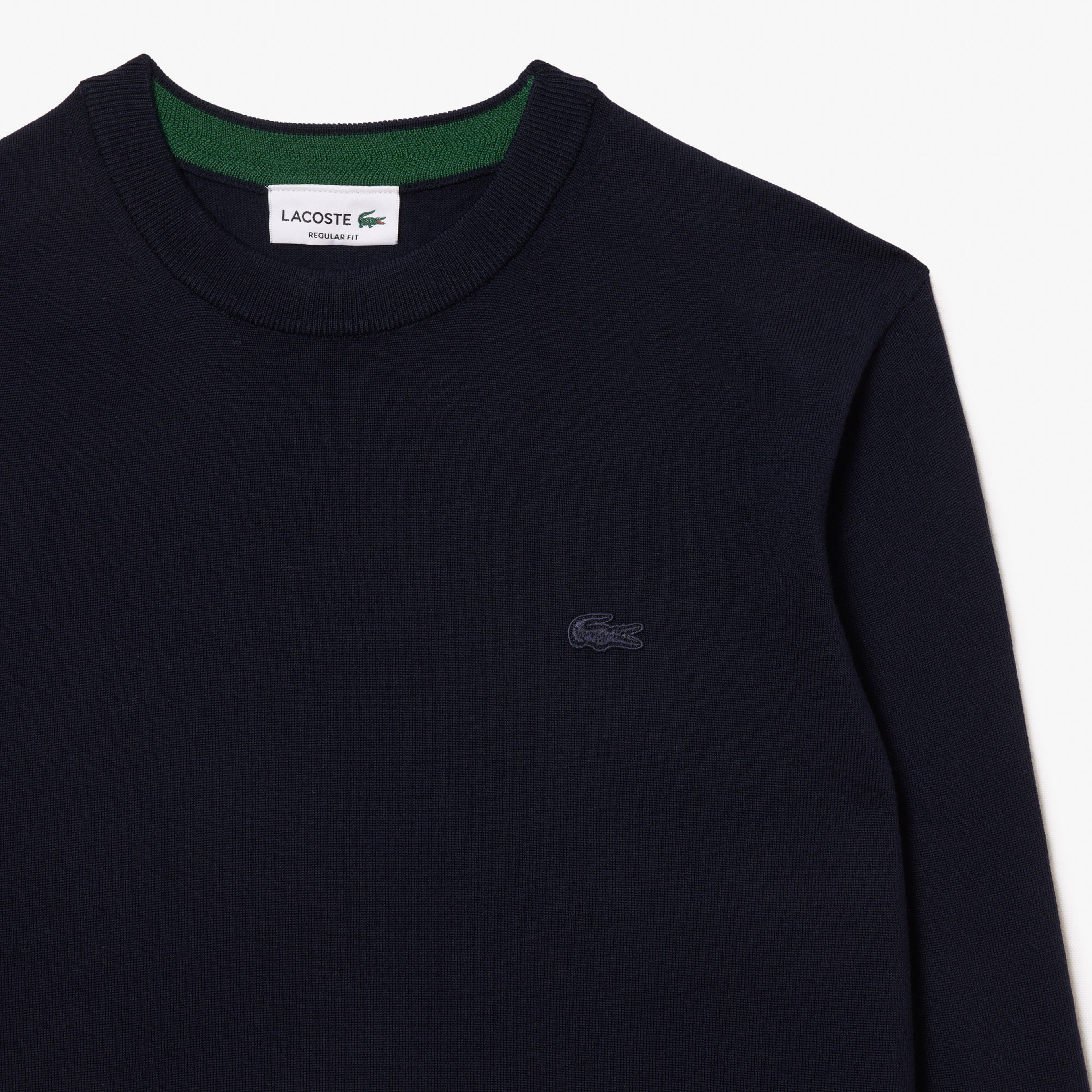 Lacoste Merino Wool Crew Neck Sweater