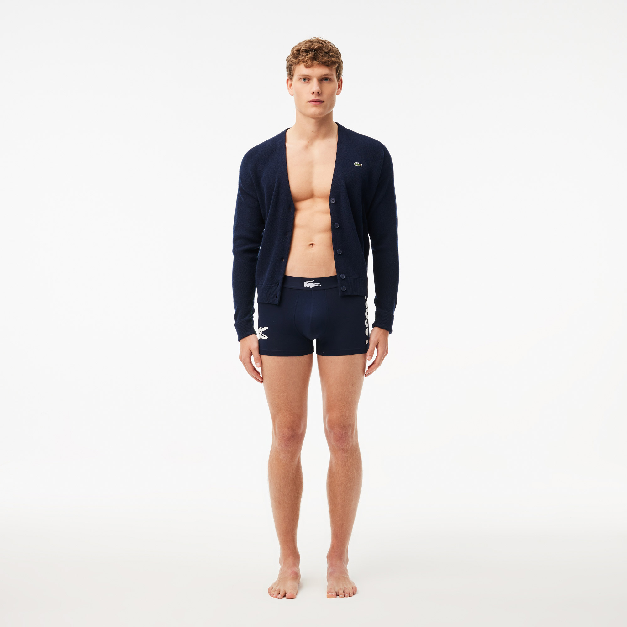 Lacoste Erkek Regular Fit Baskılı Renkli Boxer görsel 5