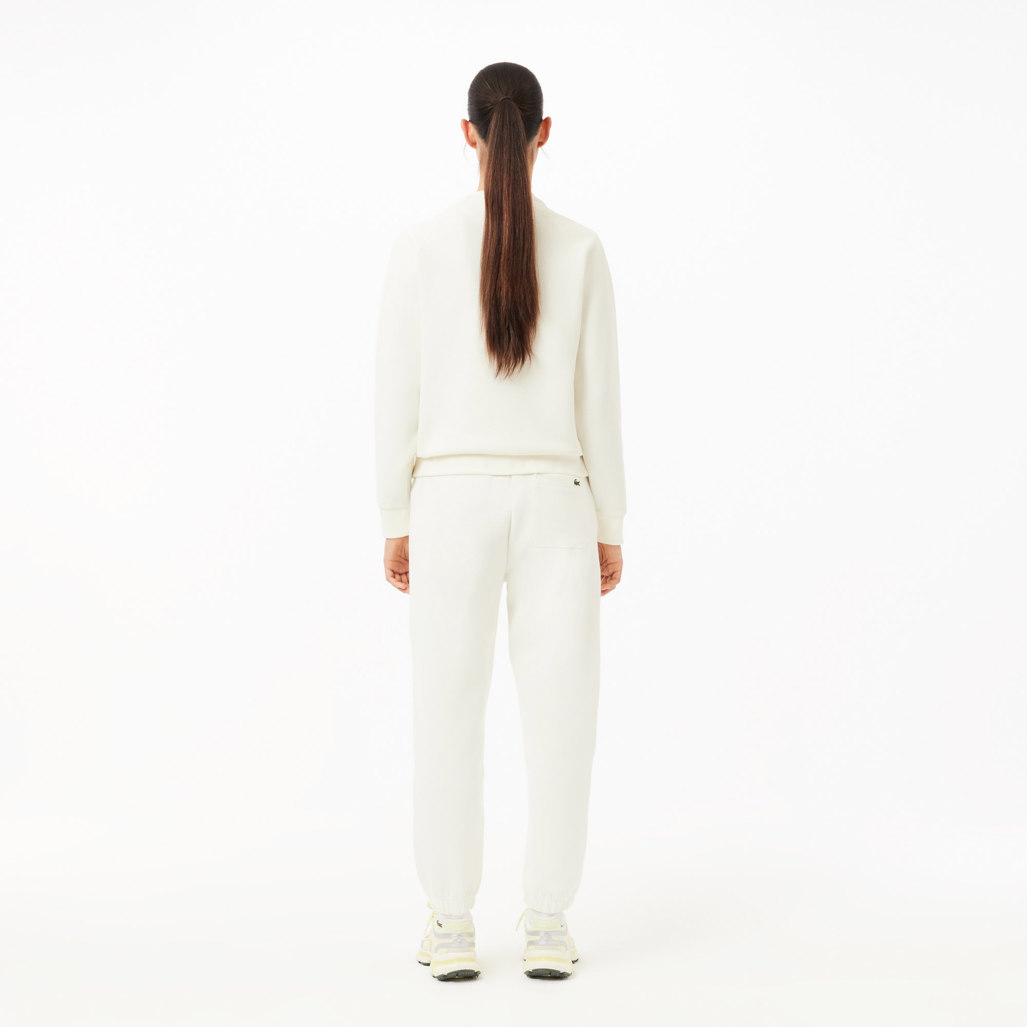 Lacoste Kadın Regular Fit Beyaz Eşofman Altı