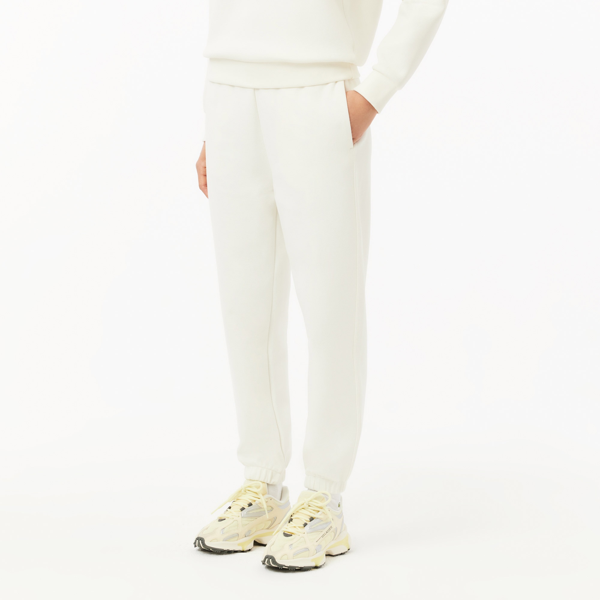 Lacoste Kadın Regular Fit Beyaz Eşofman Altı