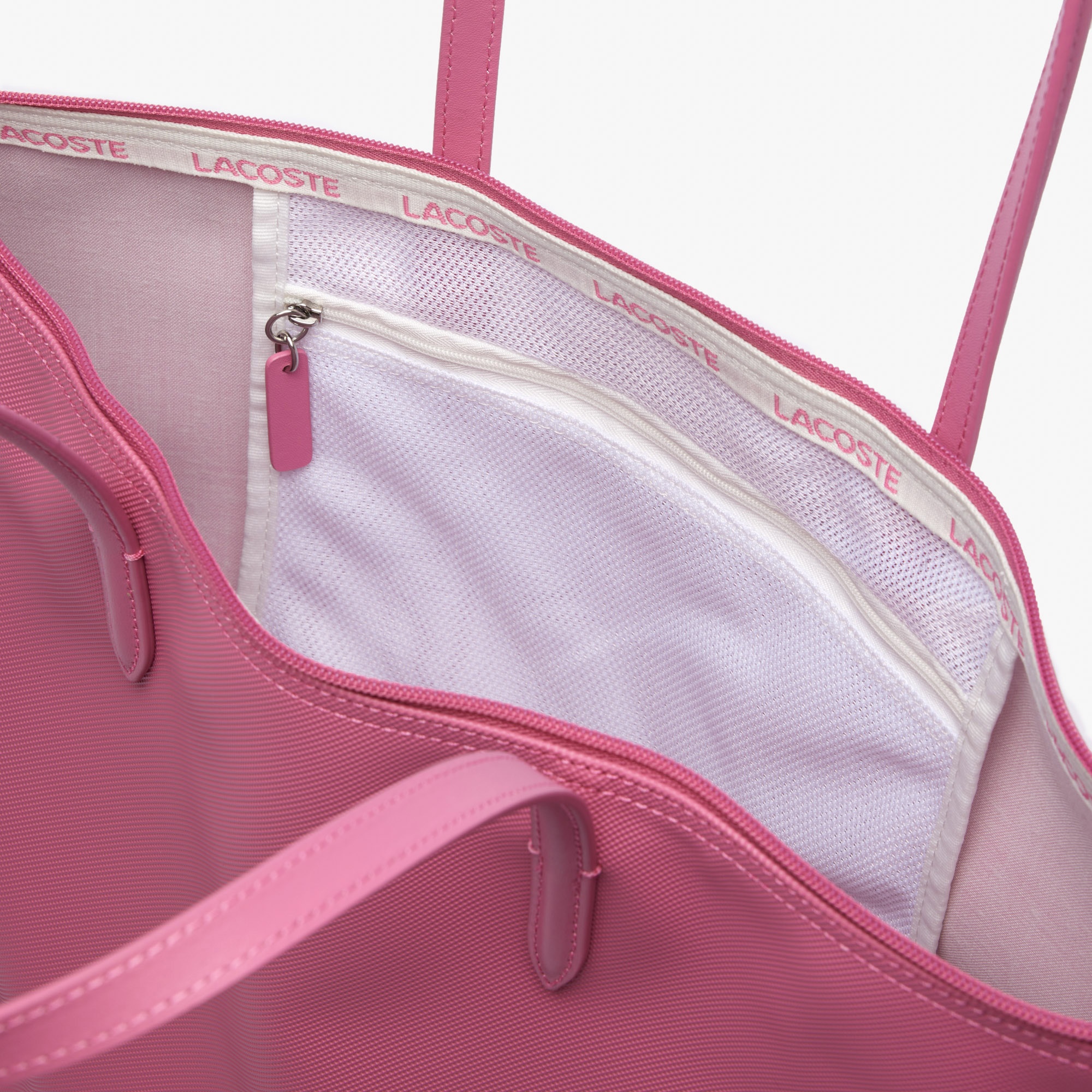Lacoste Large L.12.12 Kadın Pembe Omuz Çantası