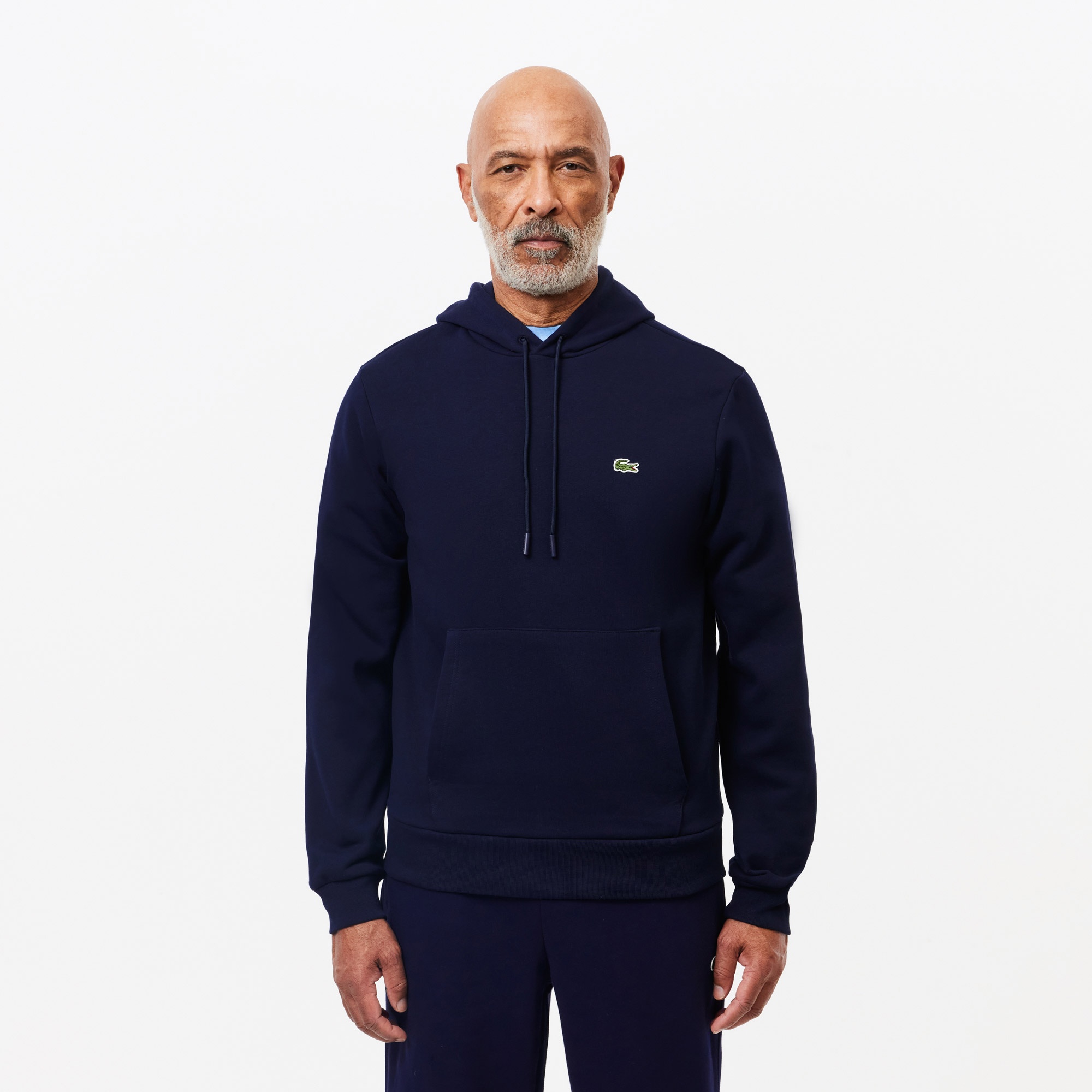 Lacoste Erkek Classic Fit Kapüşonlu Lacivert Sweatshirt