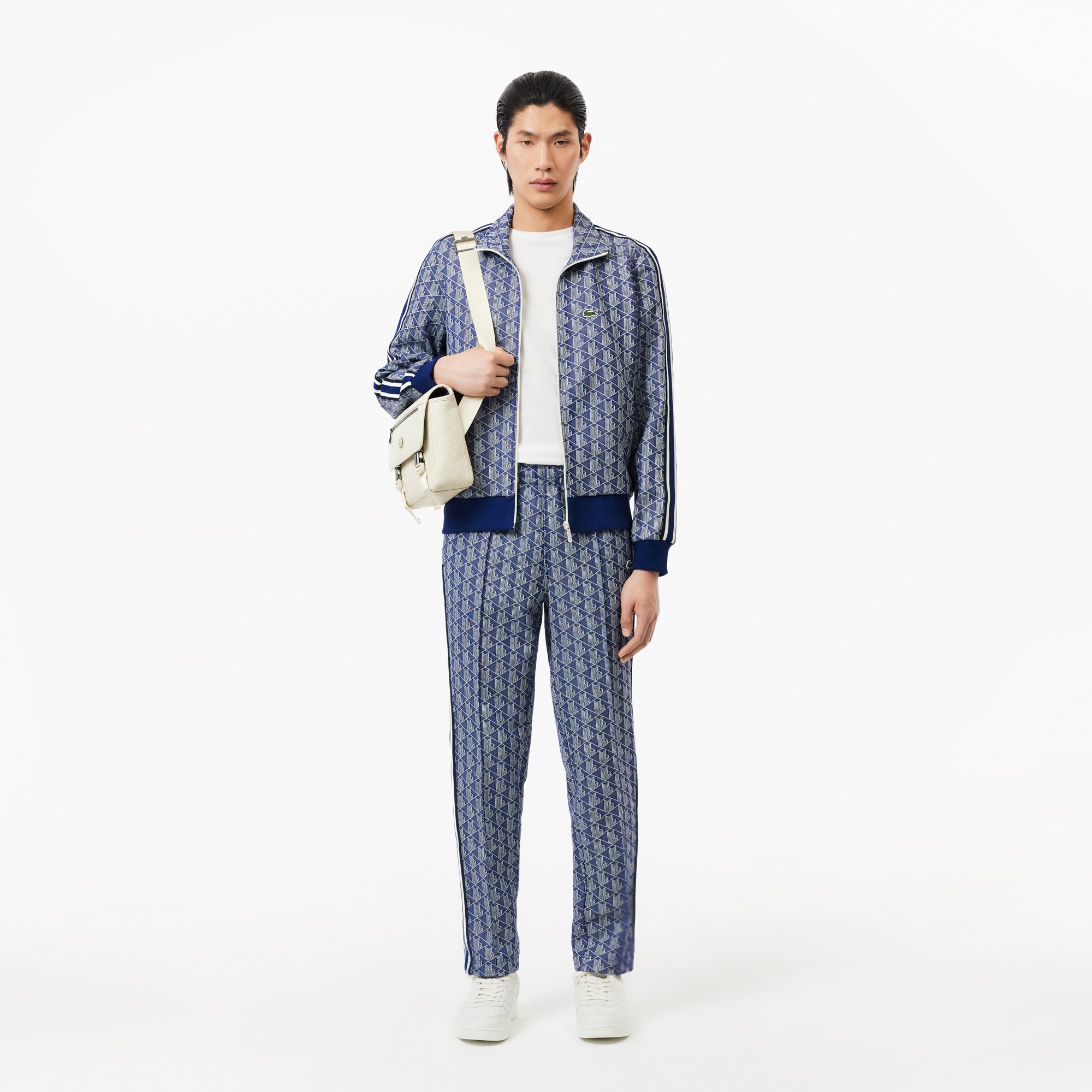 Lacoste Erkek Regular Fit Monogram Lacivert Eşofman Altı