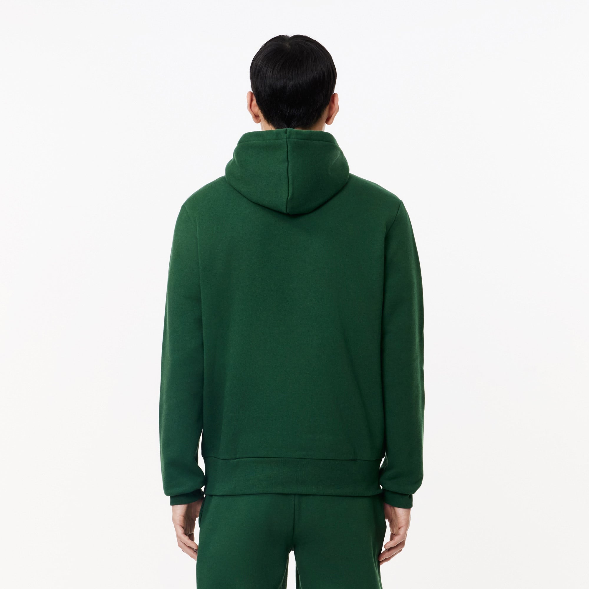 Lacoste Erkek Classic Fit Kapüşonlu Yeşil Sweatshirt