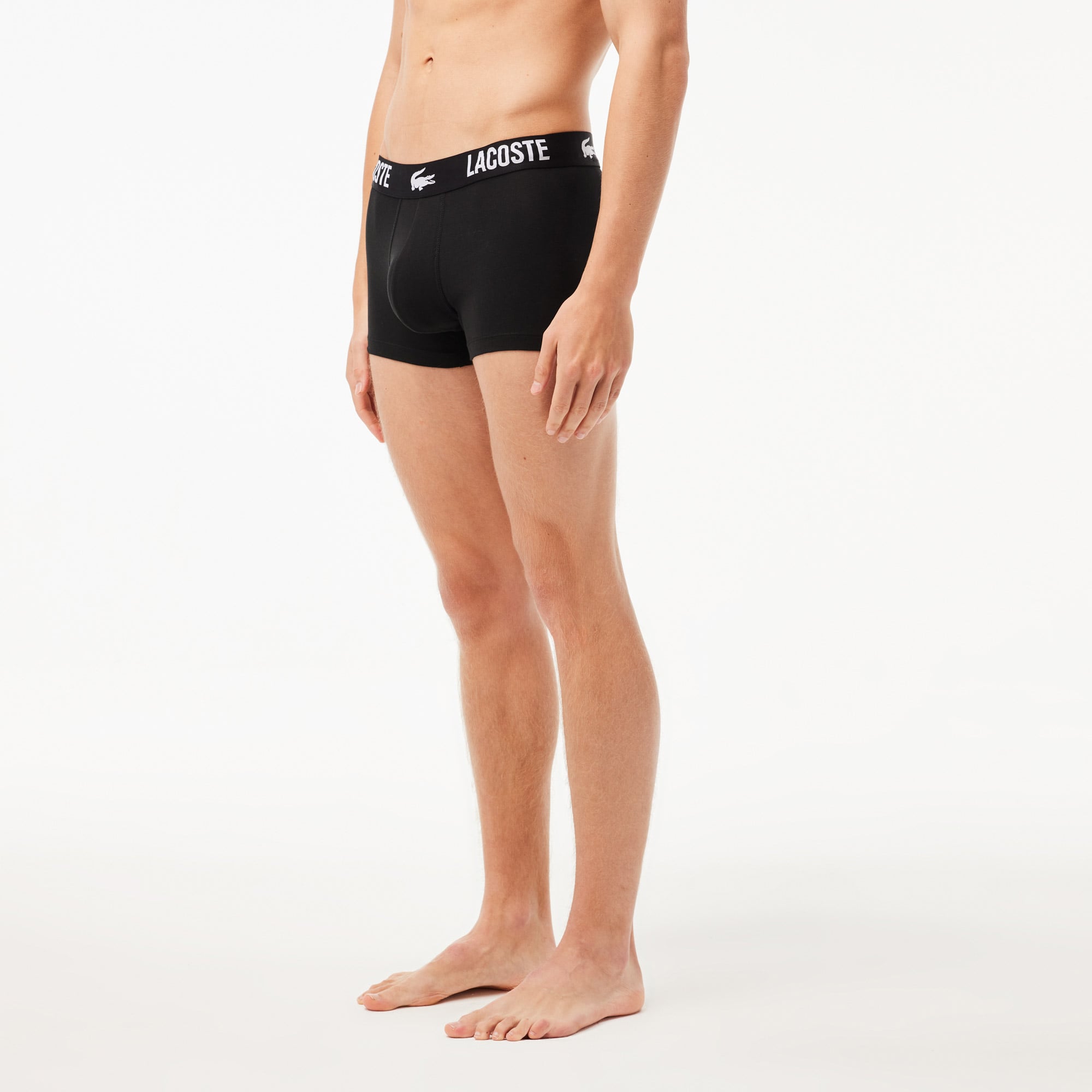 Lacoste Erkek 3'lü Renkli Boxer görsel 3