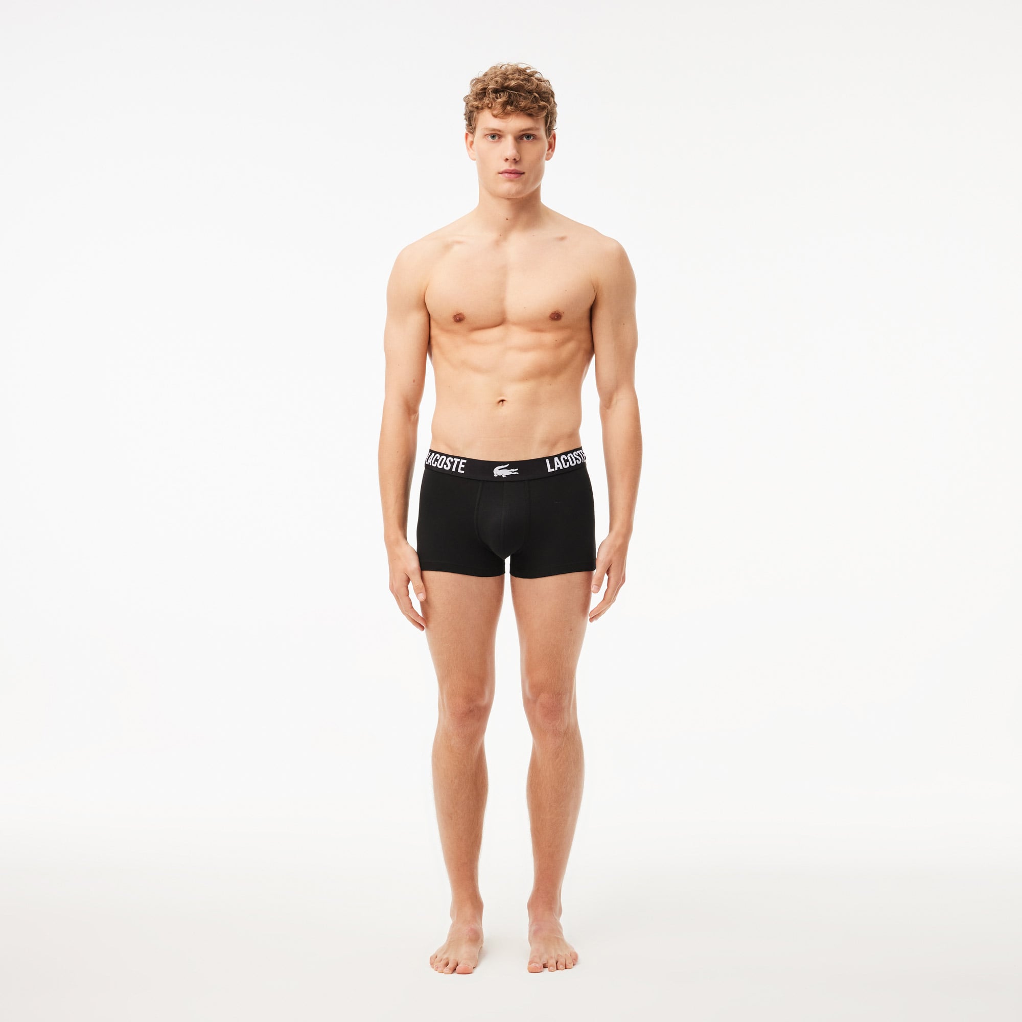 Lacoste Erkek 3'lü Renkli Boxer