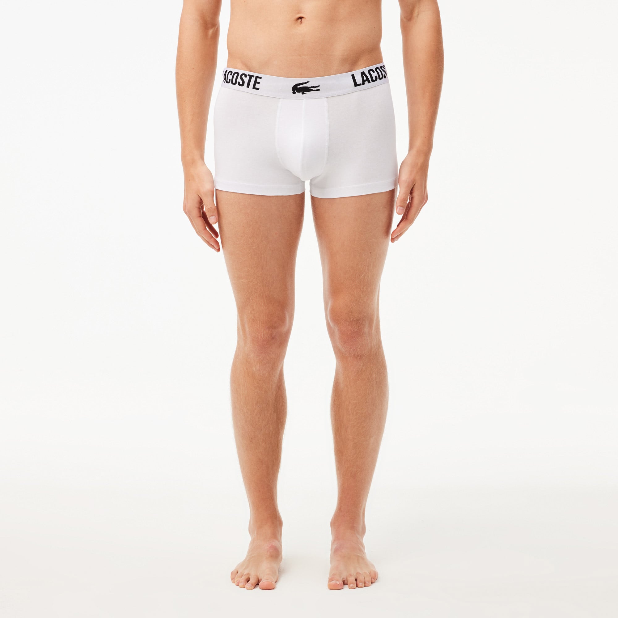 Lacoste Erkek 3'lü Renkli Boxer görsel 8