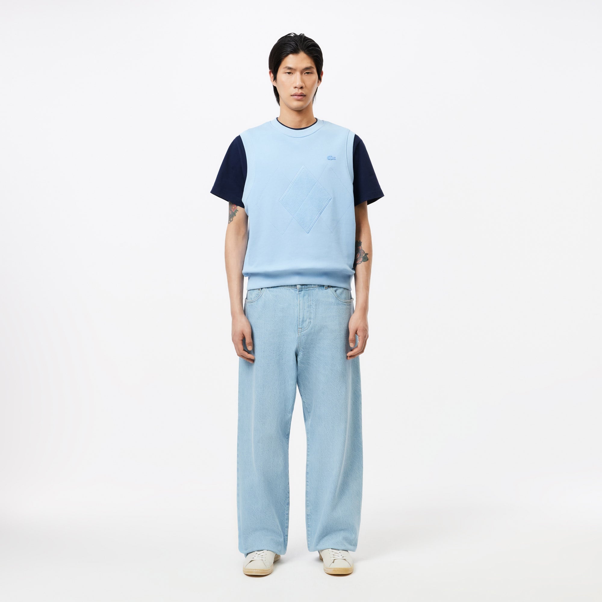 Erkek Classic Fit Bisiklet Yaka Lacivert T-Shirt