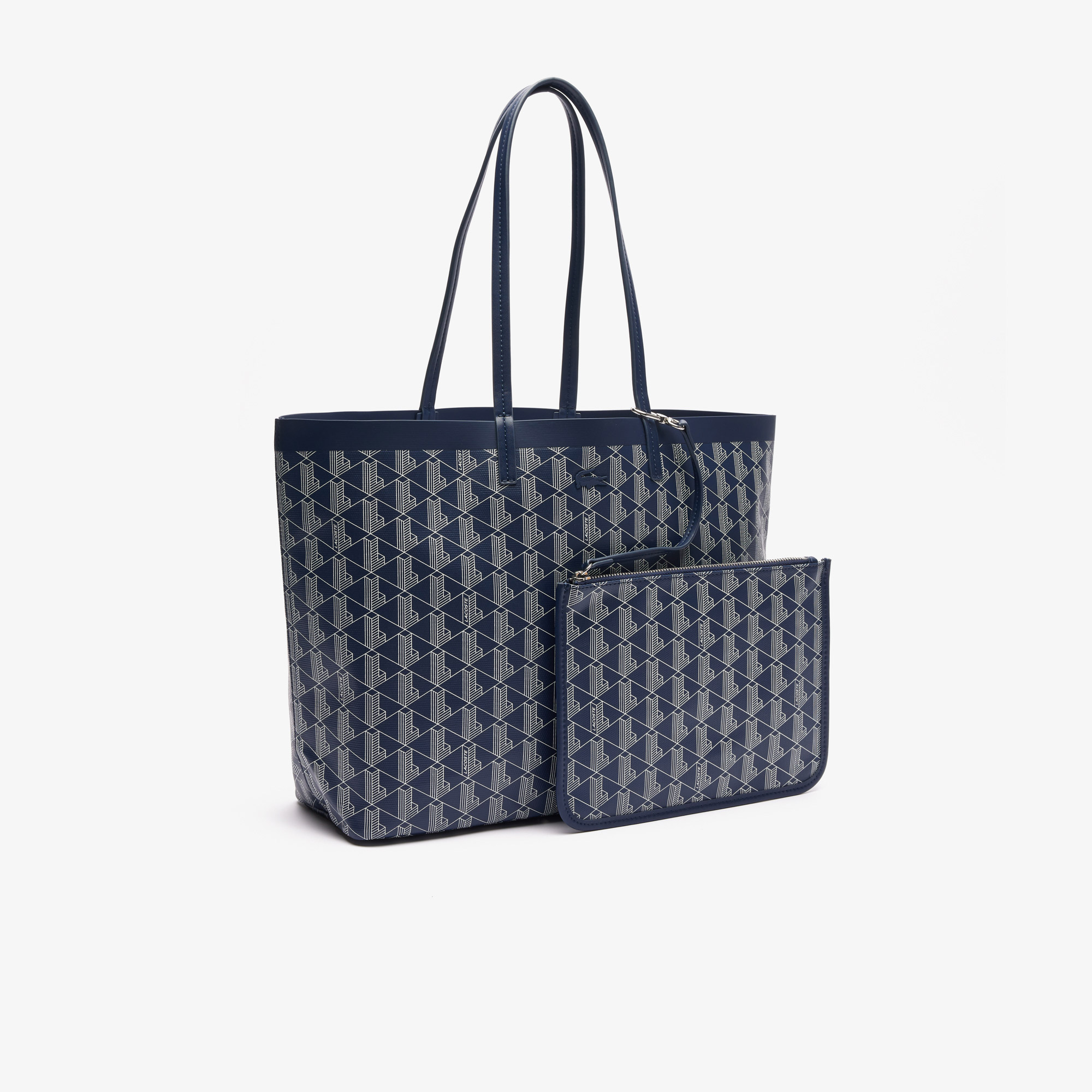 Zely Canvas Kadın Monogram Lacivert Omuz Çantası NF4344ZE.P43