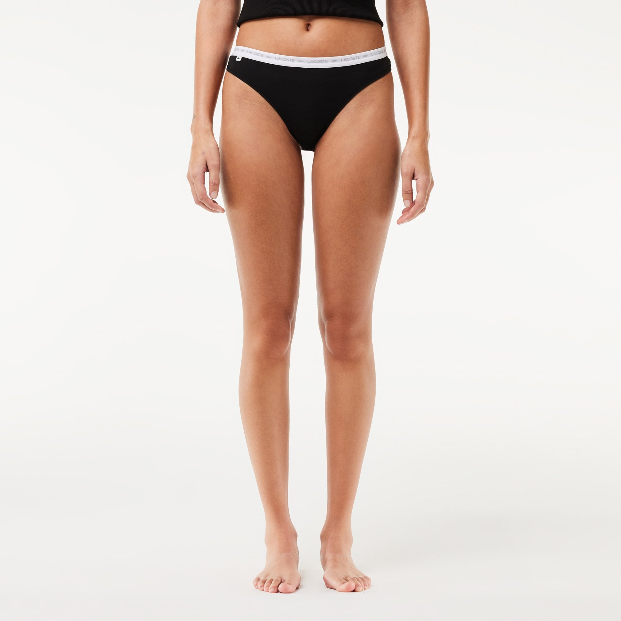 Kadın Regular Fit 3'lü Siyah Külot