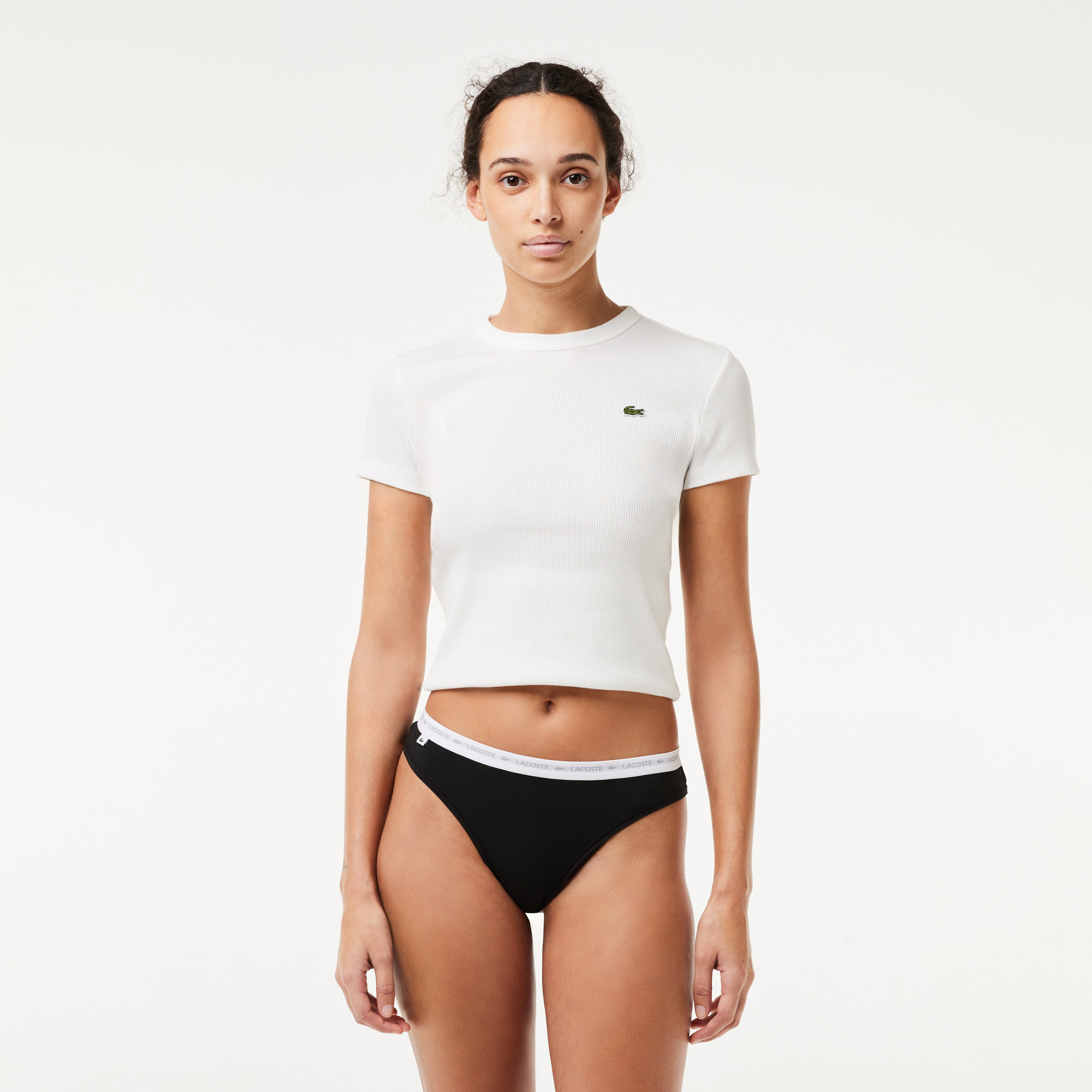 Lacoste Kadın Regular Fit 3'lü Renkli Külot