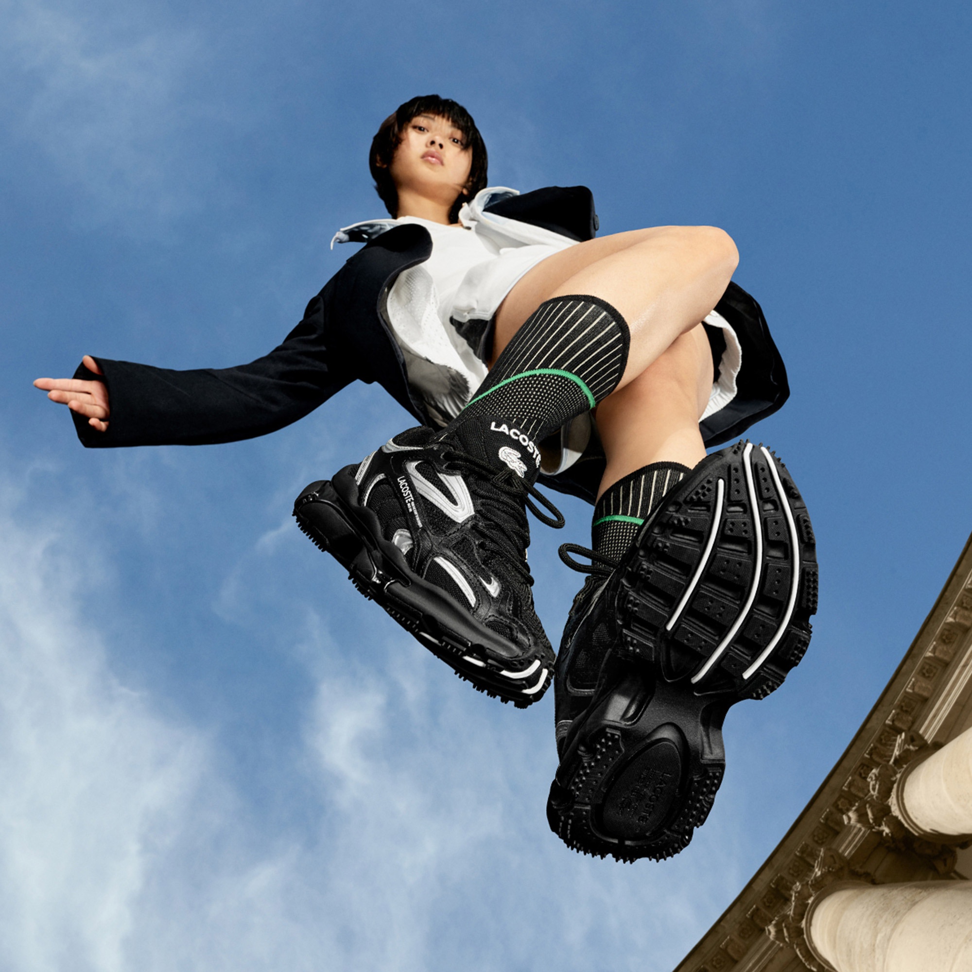 Lacoste L003 2K24 Kadın Siyah Sneaker