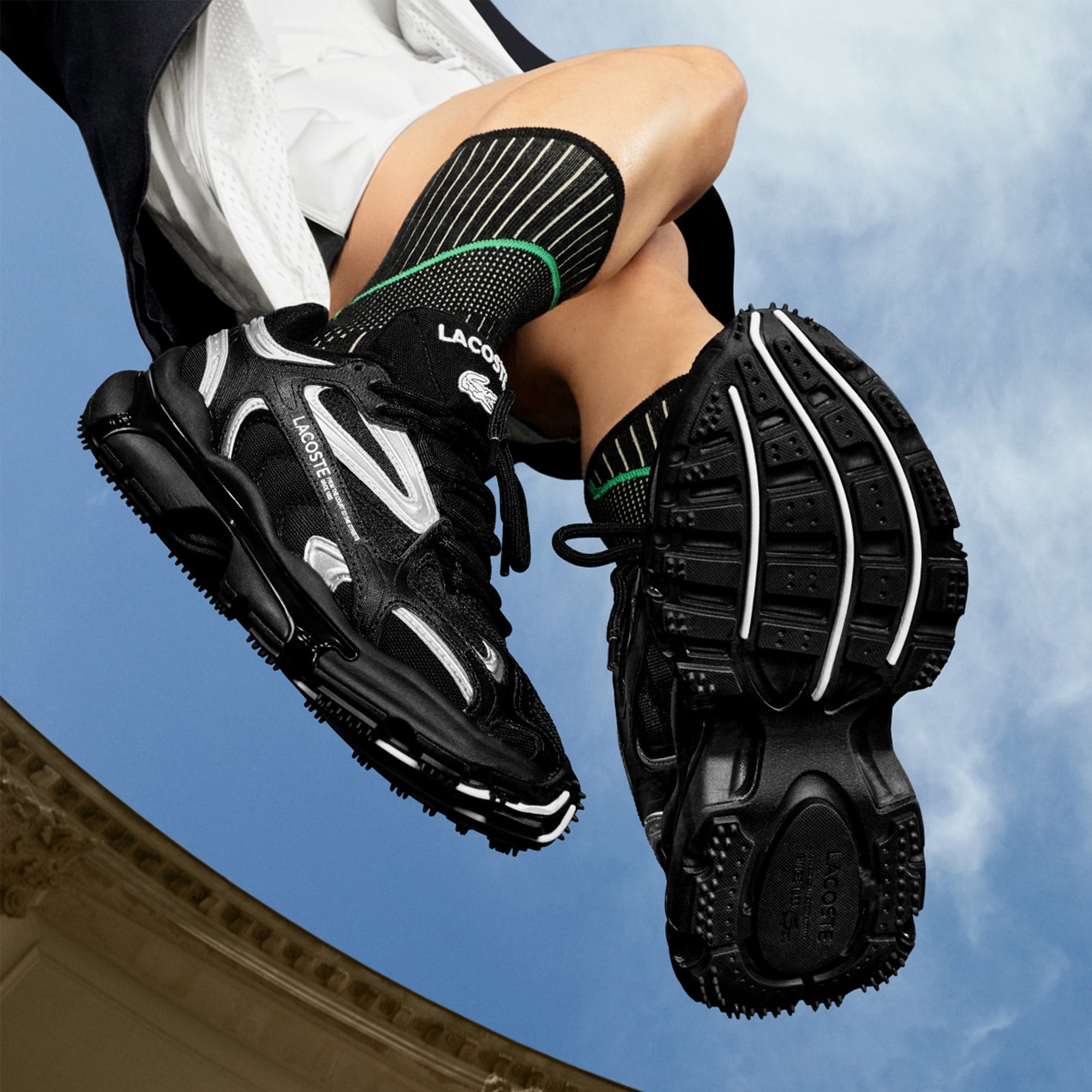 Lacoste L003 2K24 Kadın Siyah Sneaker